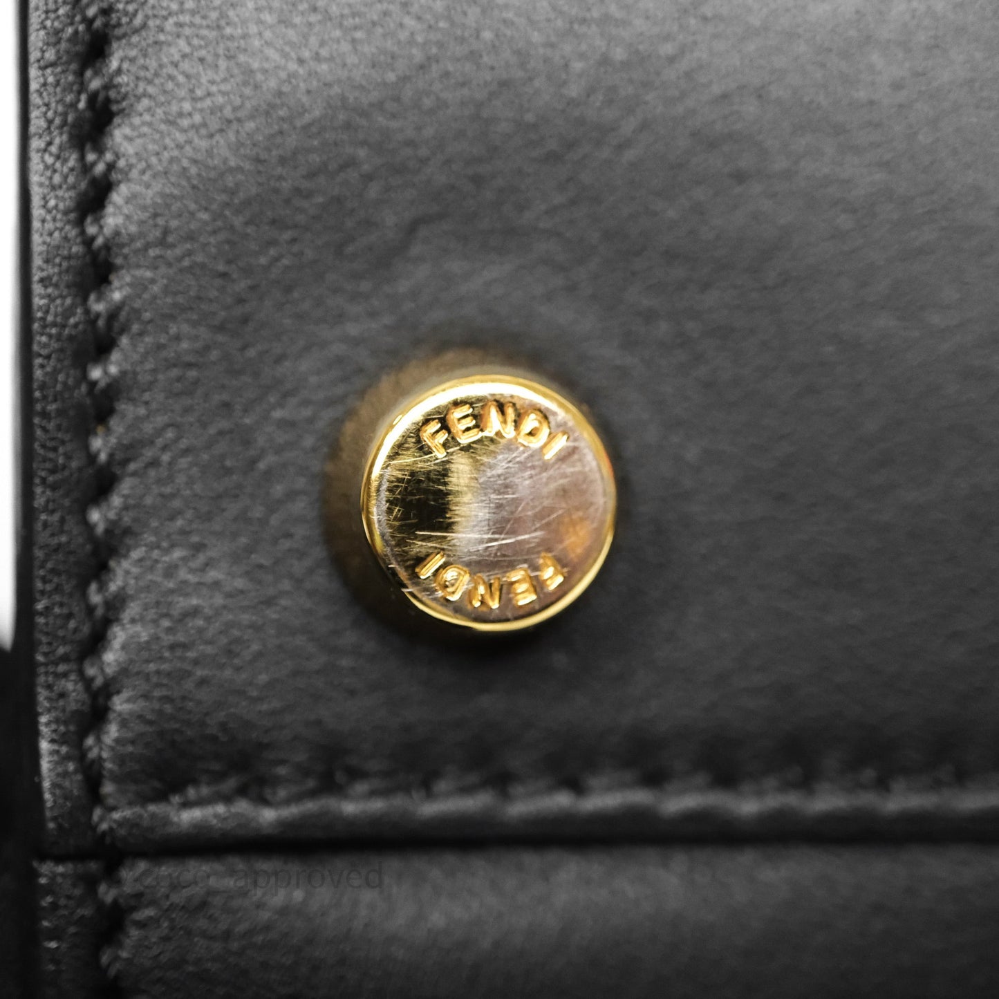 Fendi Peekaboo Essentially Bag in Black Calfskin