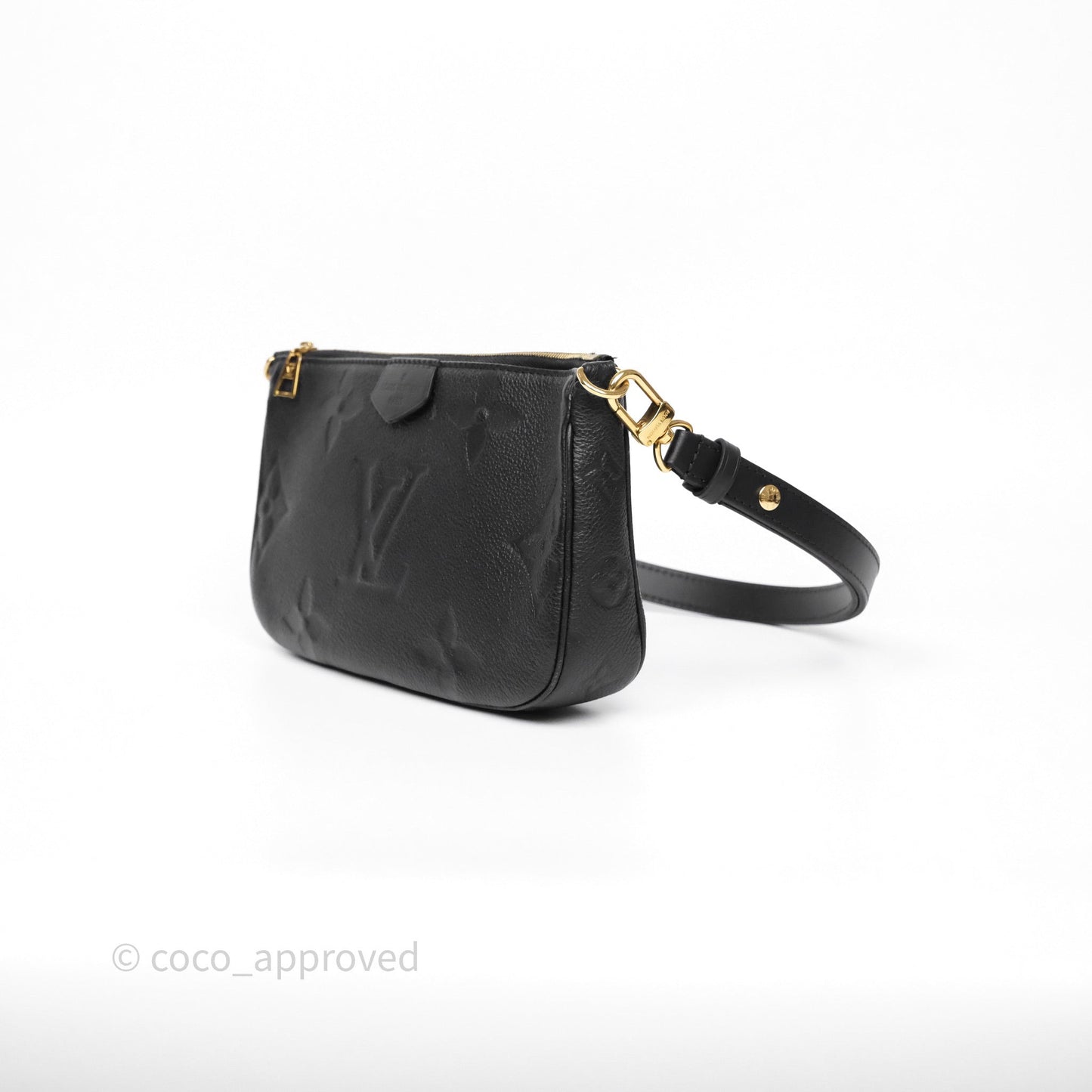 Louis Vuitton Multi Pochette Accessories Monogram Empreinte Black