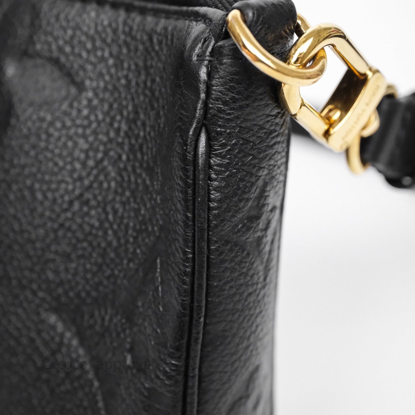 Louis Vuitton Multi Pochette Accessories Monogram Empreinte Black