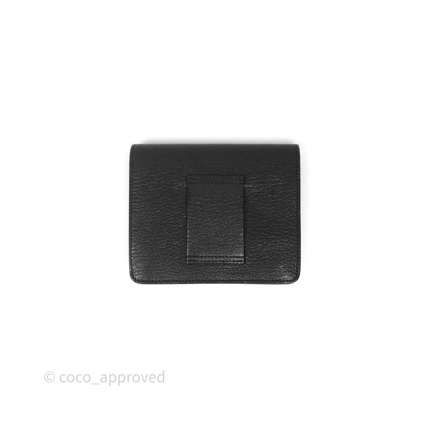 Hermès Roulis Slim Wallet Black Noir 89 Chevre Mysore Gold Hardware
