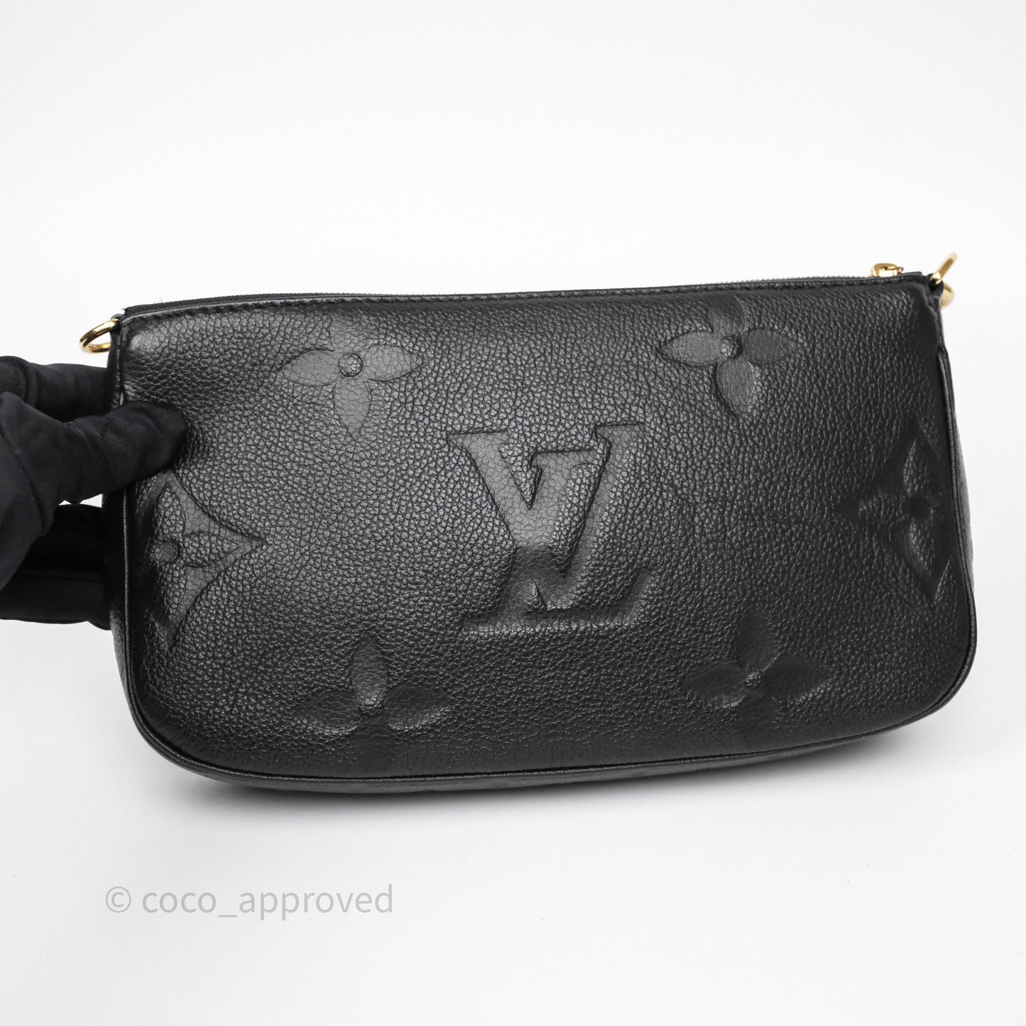 Louis Vuitton Multi Pochette Accessories Monogram Empreinte Black