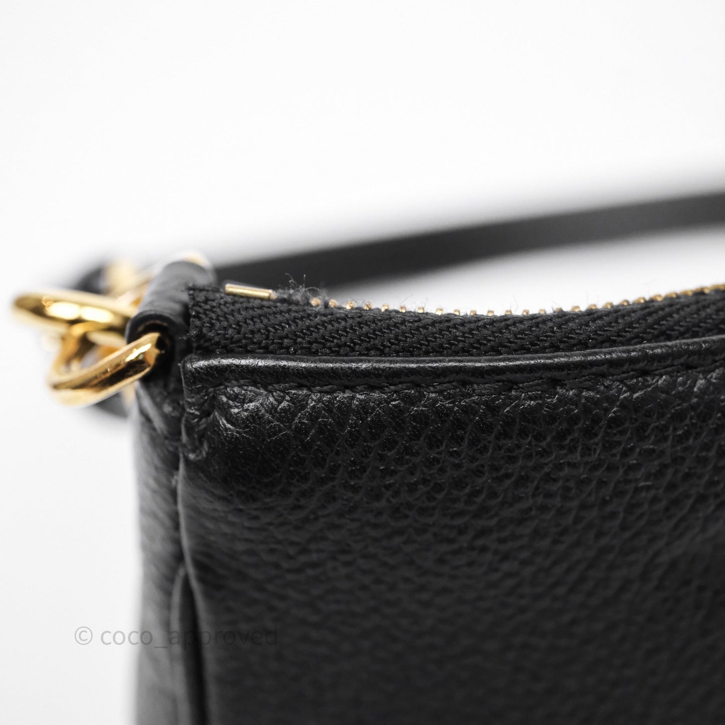 Louis Vuitton Multi Pochette Accessories Monogram Empreinte Black