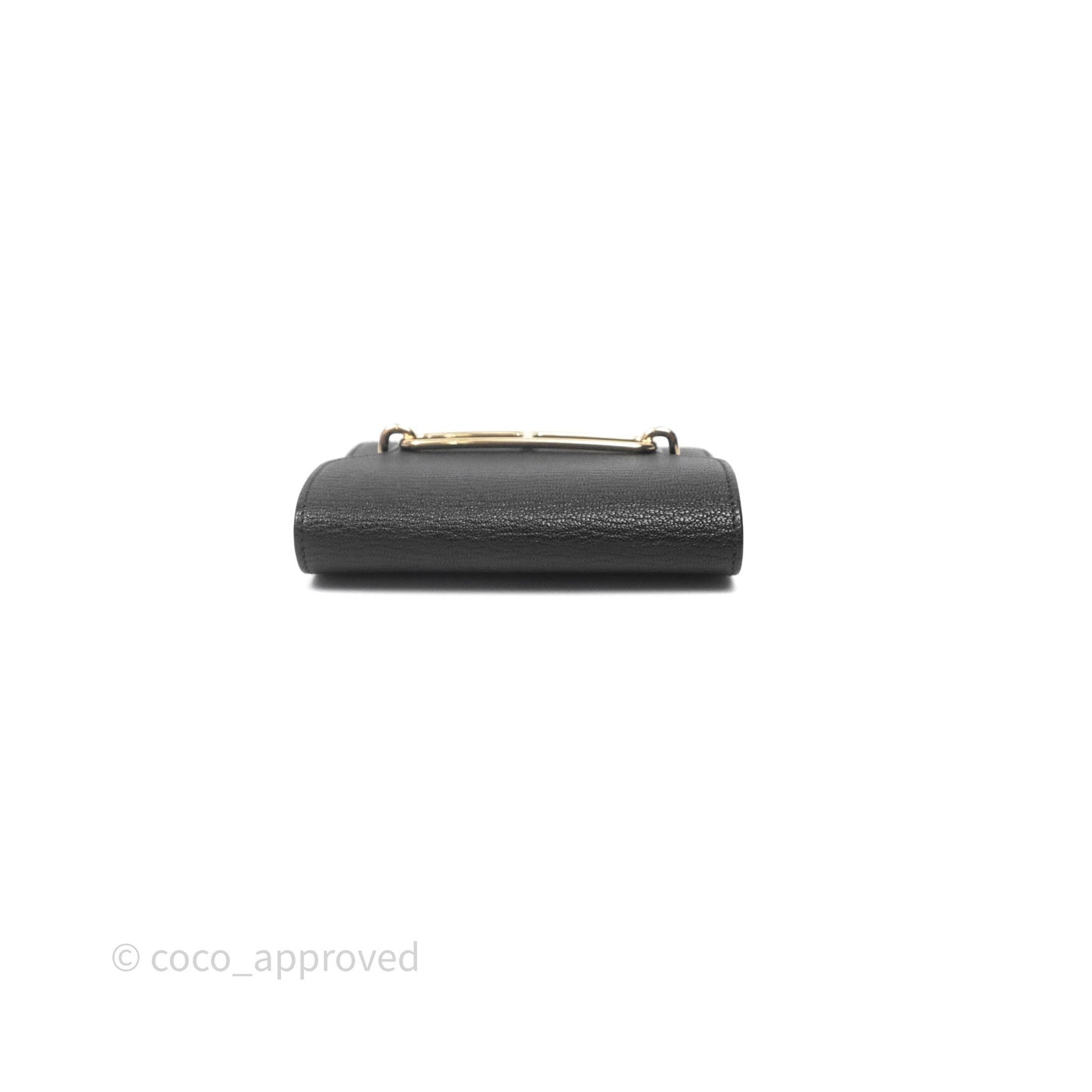 Hermès Roulis Slim Wallet Black Noir 89 Chevre Mysore Gold Hardware