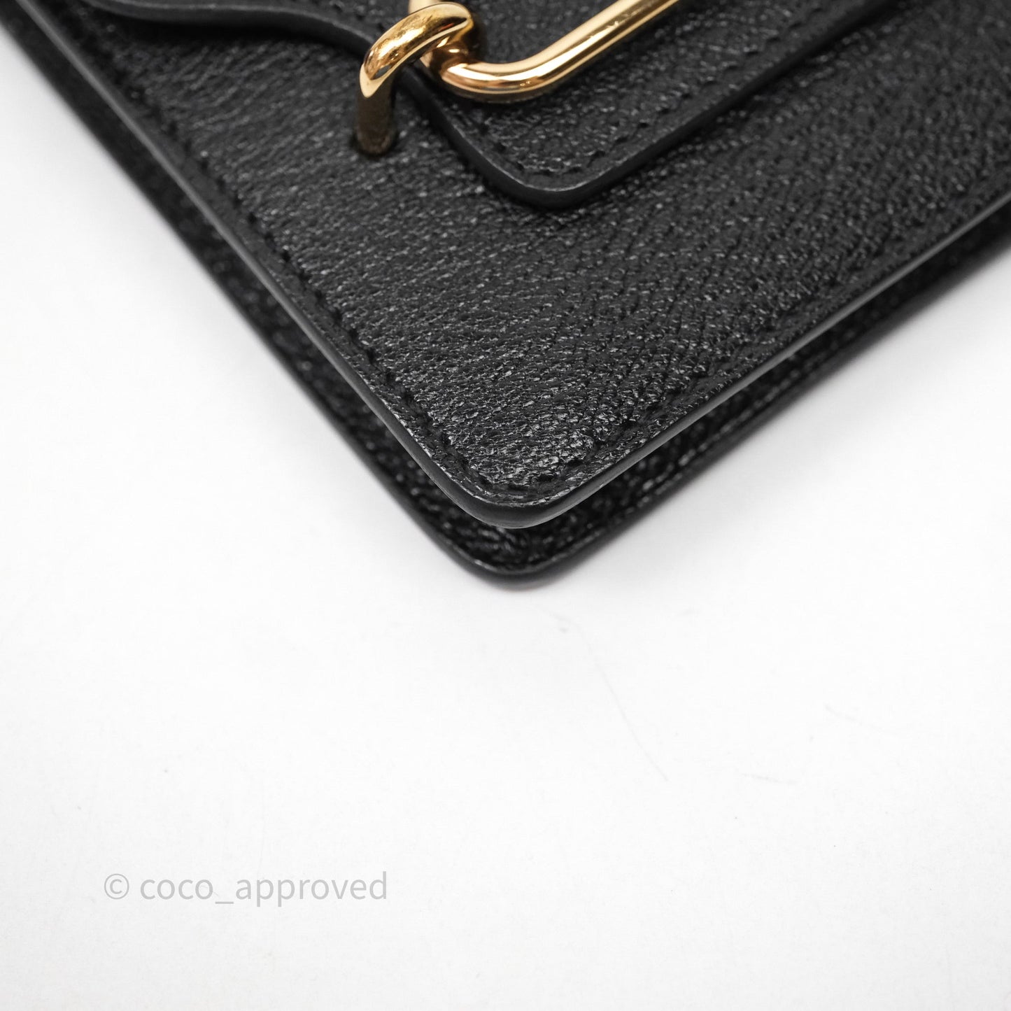 Hermès Roulis Slim Wallet Black Noir 89 Chevre Mysore Gold Hardware