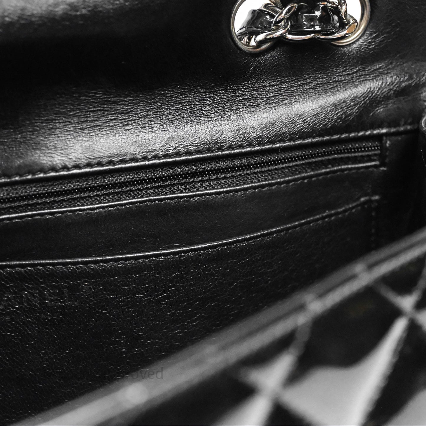 Chanel Jumbo Single Flap Black Patent Silver Hardware⁣⁣