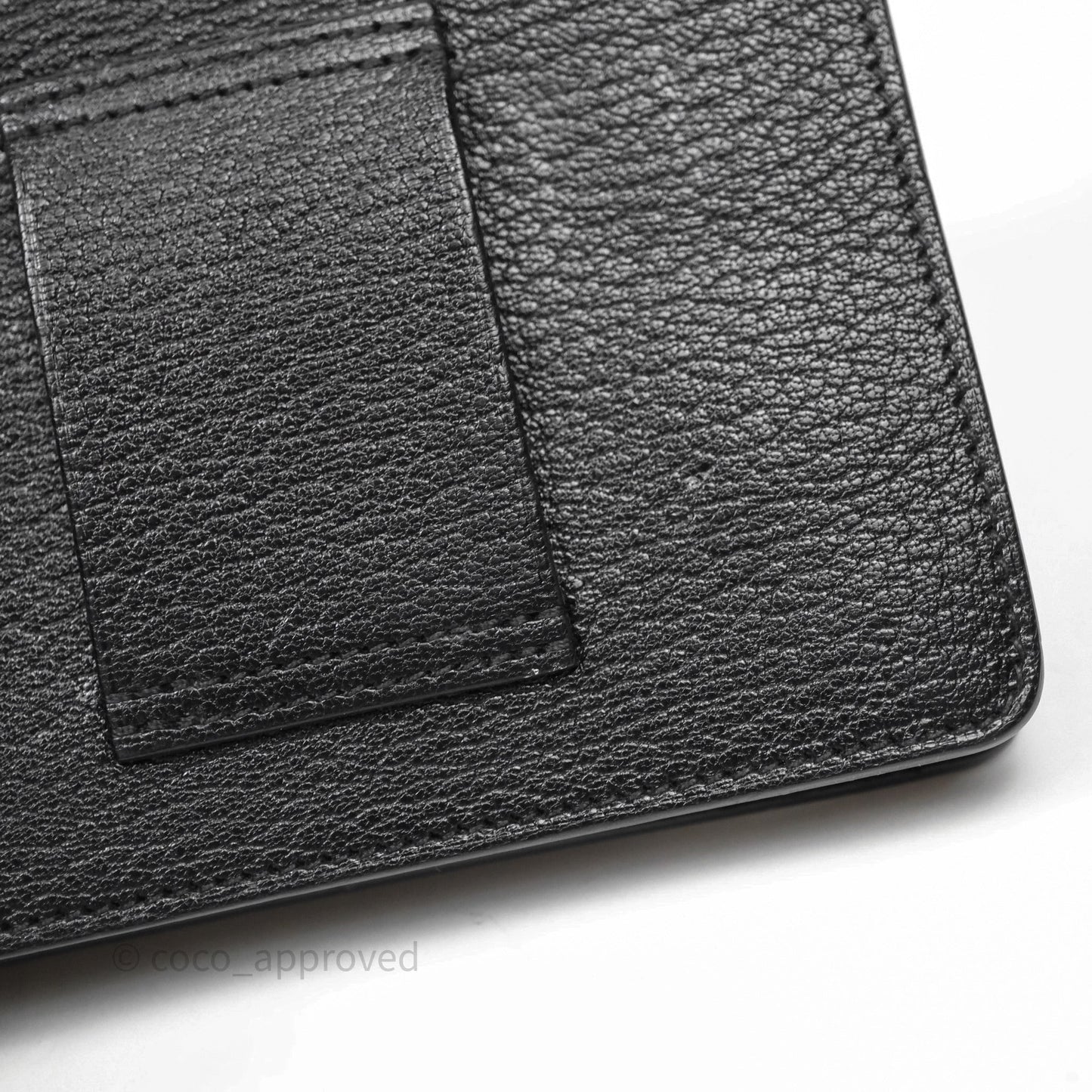 Hermès Roulis Slim Wallet Black Noir 89 Chevre Mysore Gold Hardware
