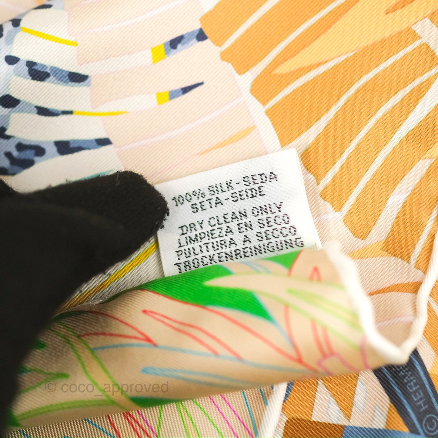 Hermès Les Douze Leopards Double Face Silk Scarf 90