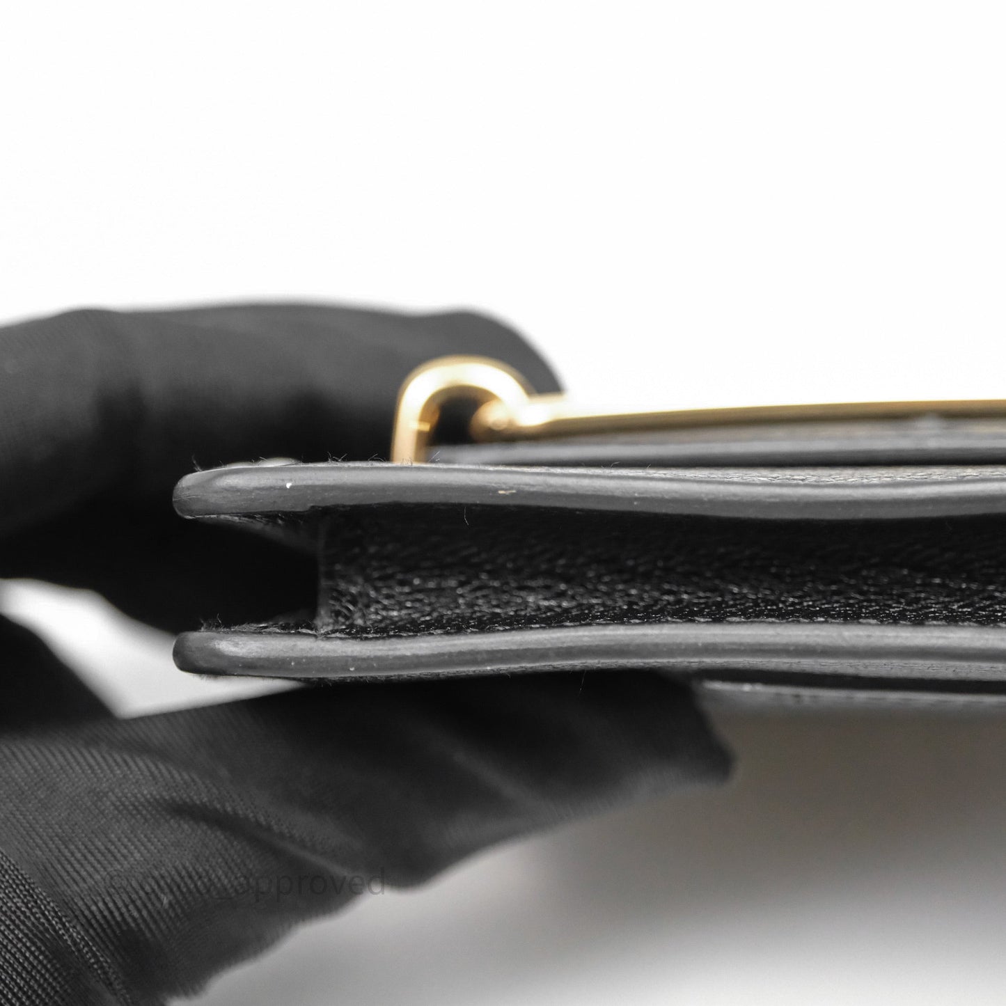 Hermès Roulis Slim Wallet Black Noir 89 Chevre Mysore Gold Hardware