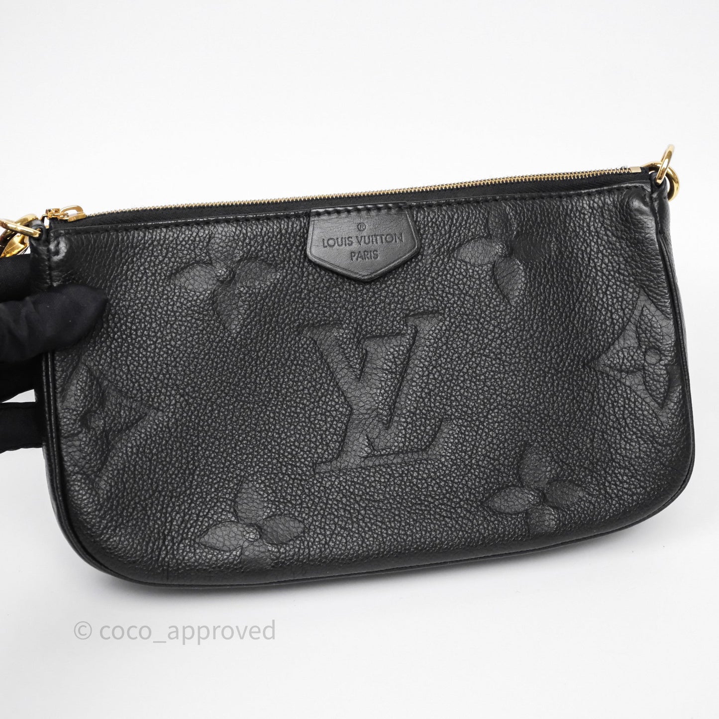 Louis Vuitton Multi Pochette Accessories Monogram Empreinte Black