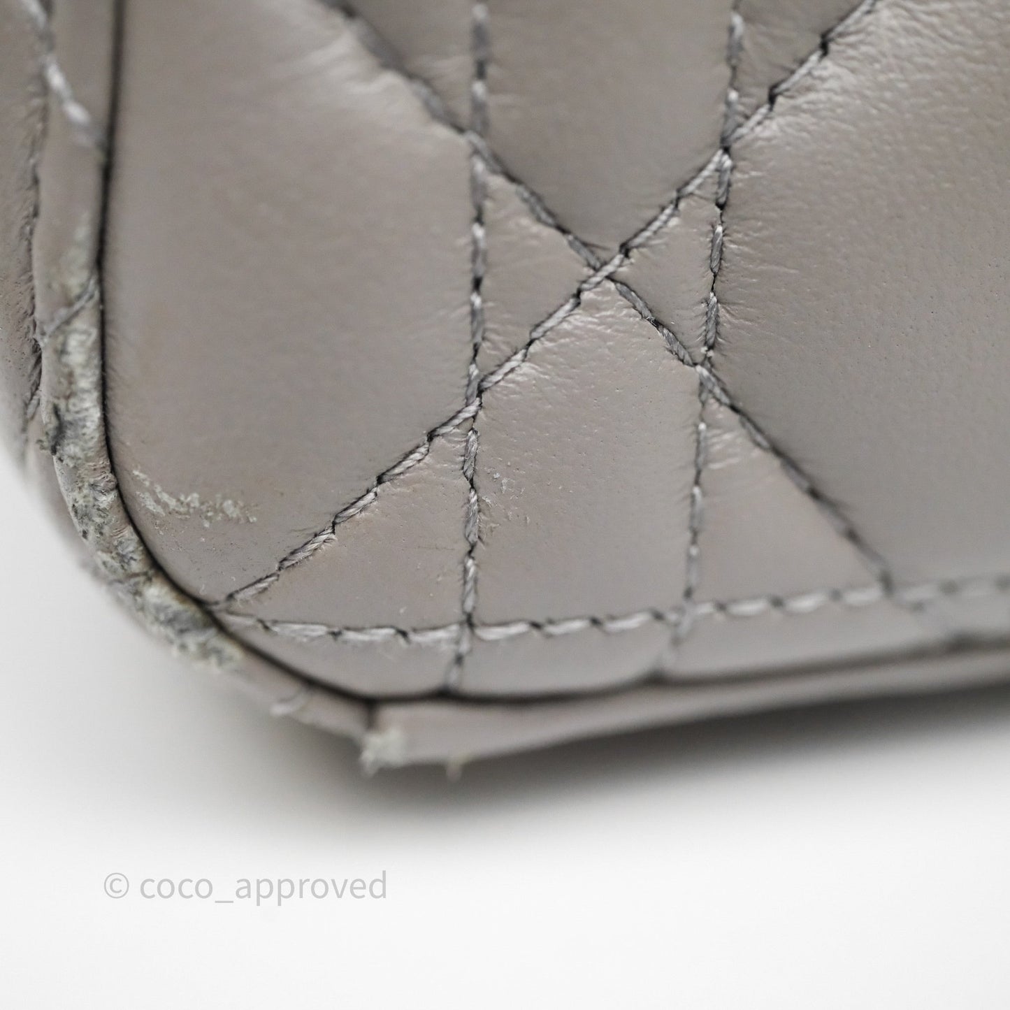 Christian Dior Small Lady Dior My ABCDior Bag Steel Grey Cannage Lambskin