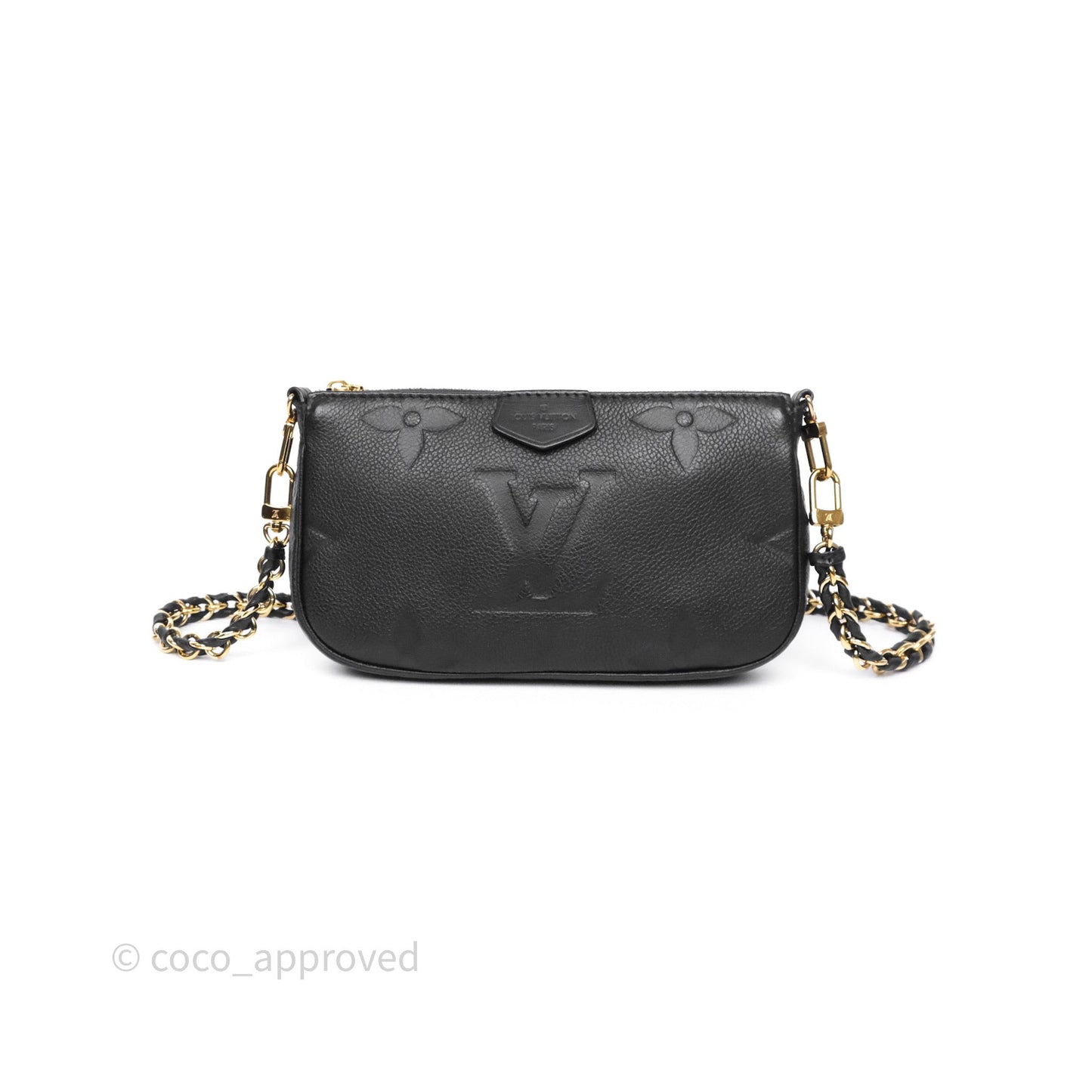 Louis Vuitton Multi Pochette Accessories Monogram Empreinte Black