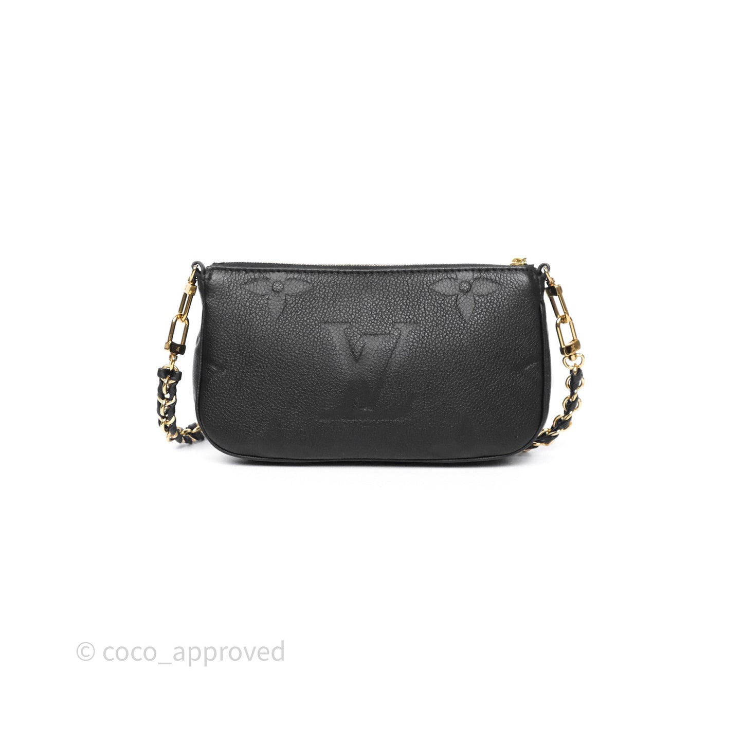 Louis Vuitton Multi Pochette Accessories Monogram Empreinte Black