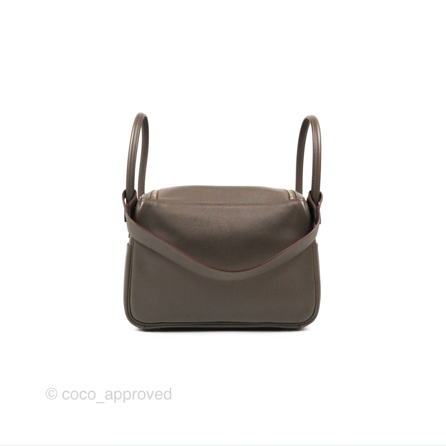 Hermès Lindy 26 Etain Evercolor Palladium Hardware