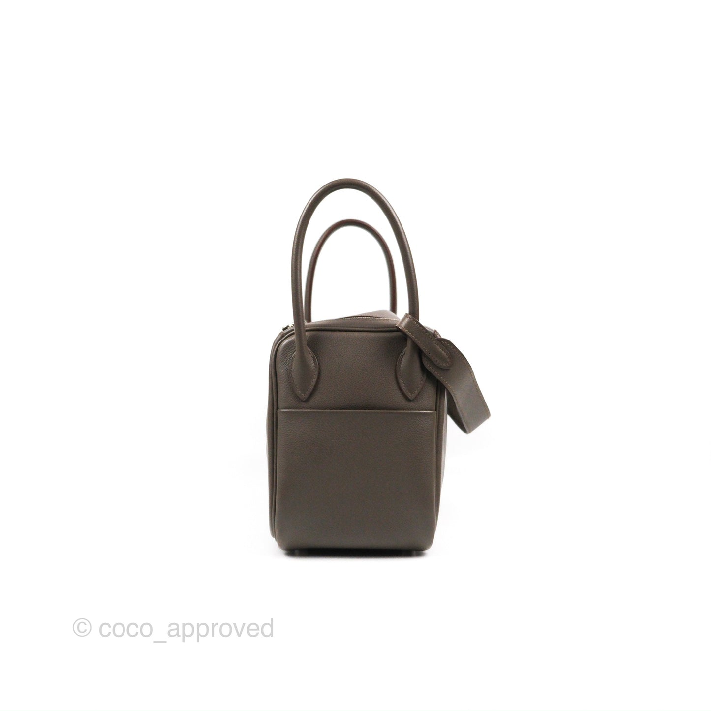 Hermès Lindy 26 Etain Evercolor Palladium Hardware