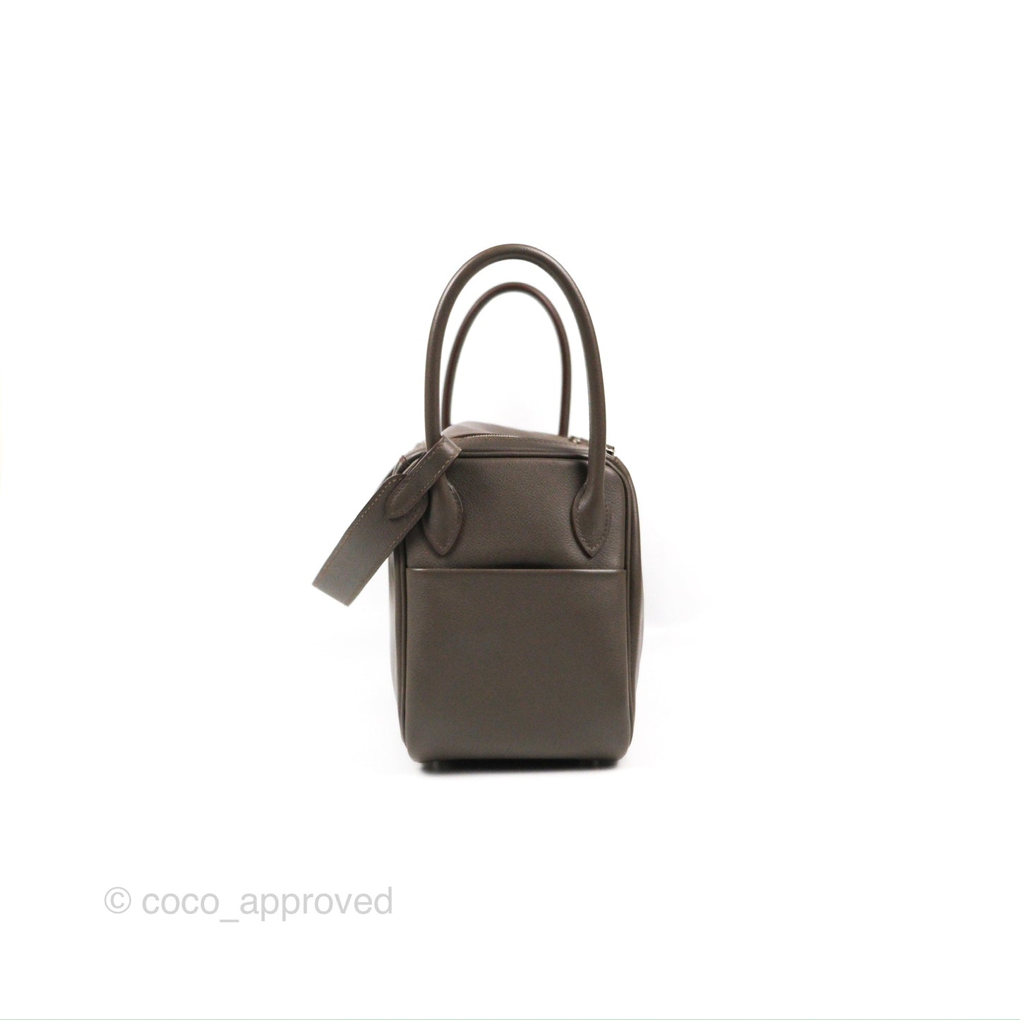 Hermès Lindy 26 Etain Evercolor Palladium Hardware