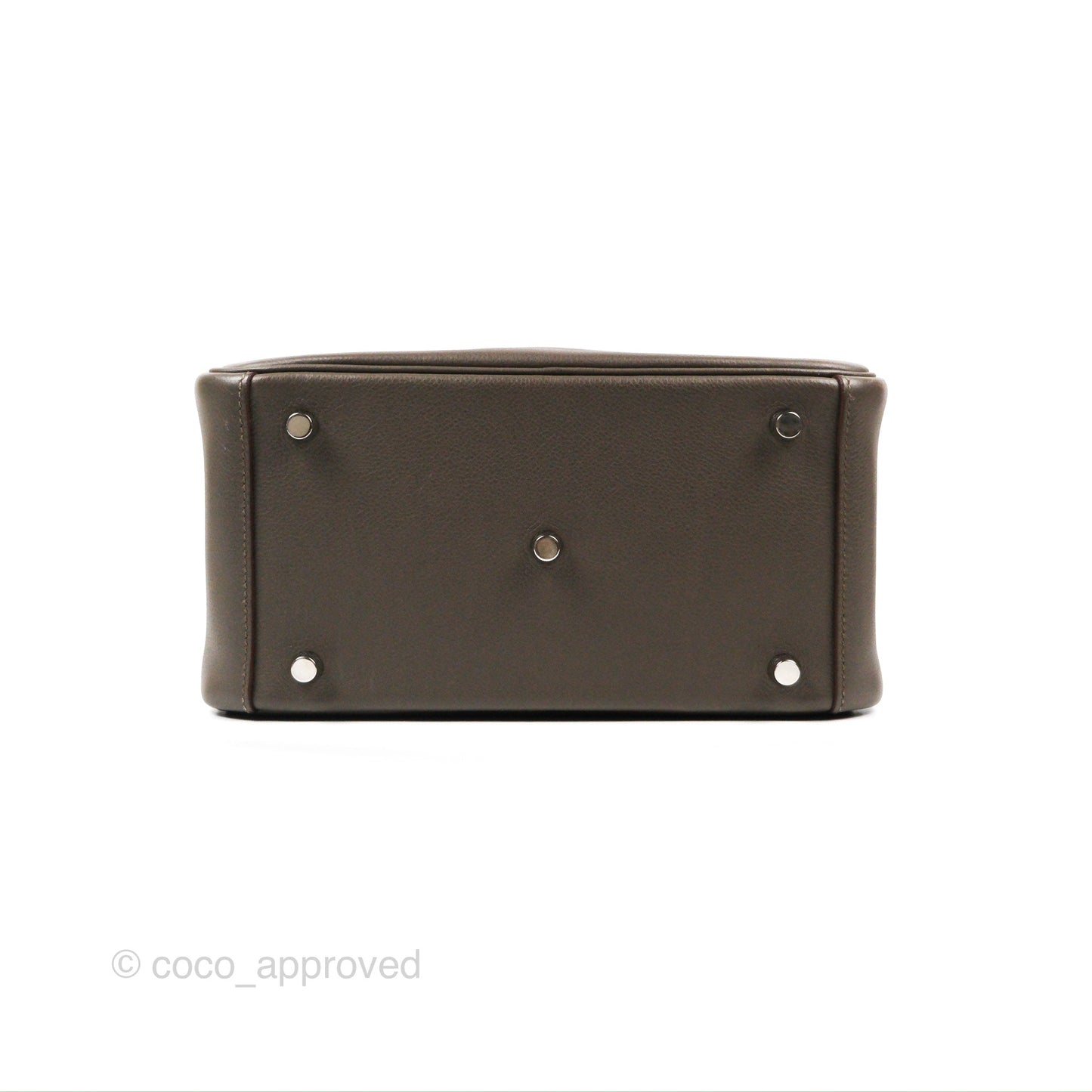 Hermès Lindy 26 Etain Evercolor Palladium Hardware