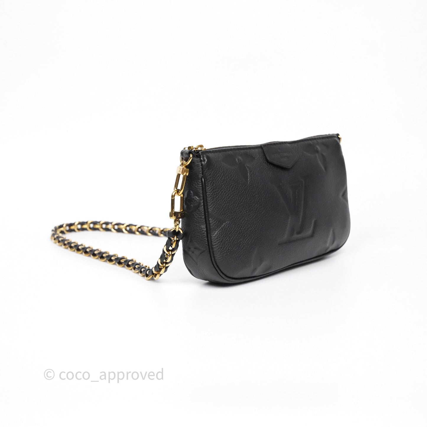 Louis Vuitton Multi Pochette Accessories Monogram Empreinte Black
