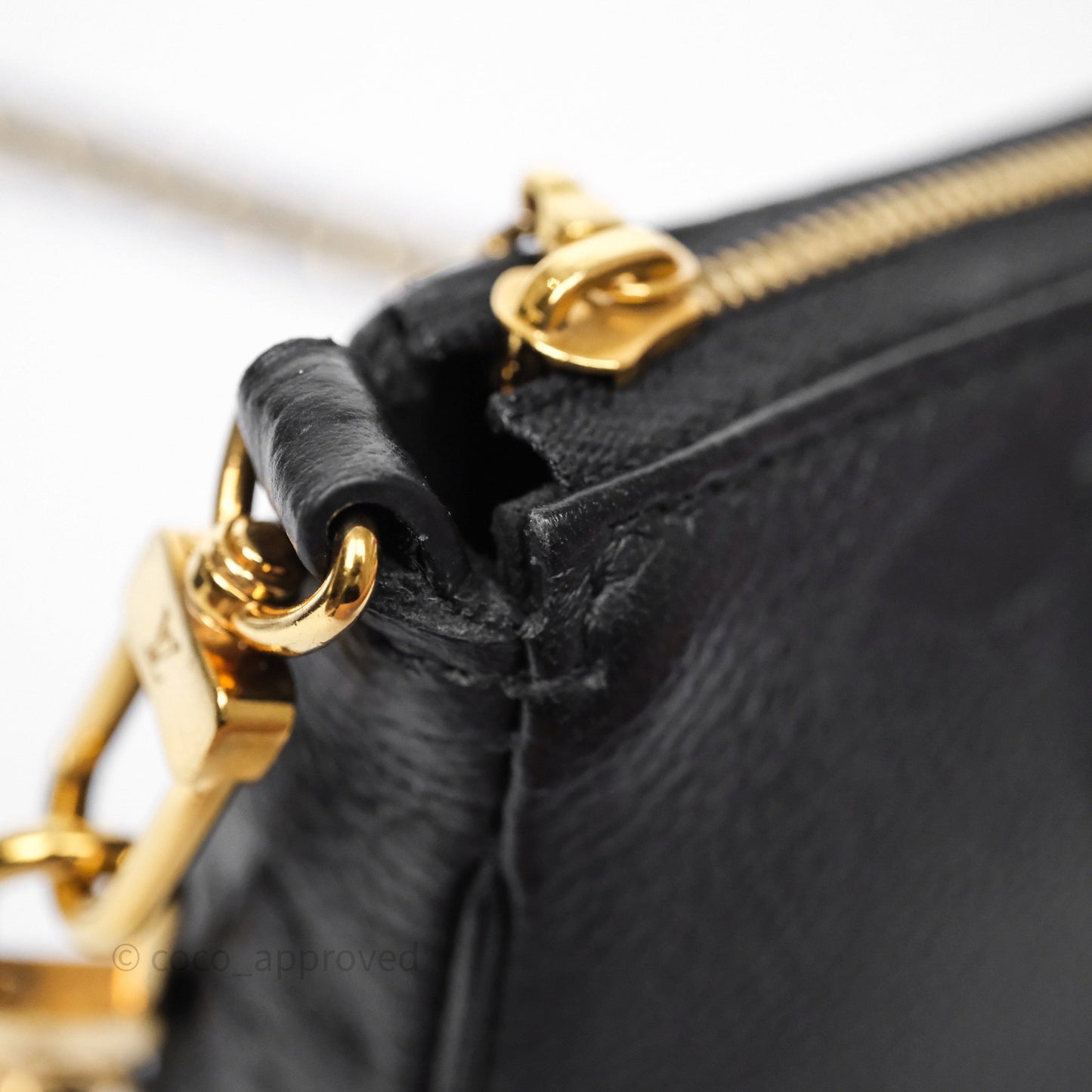 Louis Vuitton Multi Pochette Accessories Monogram Empreinte Black