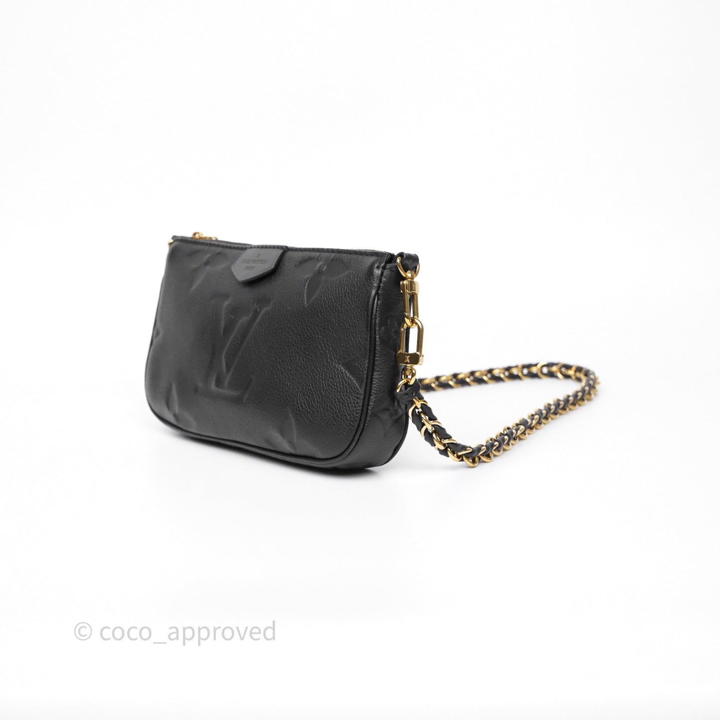 Louis Vuitton Multi Pochette Accessories Monogram Empreinte Black
