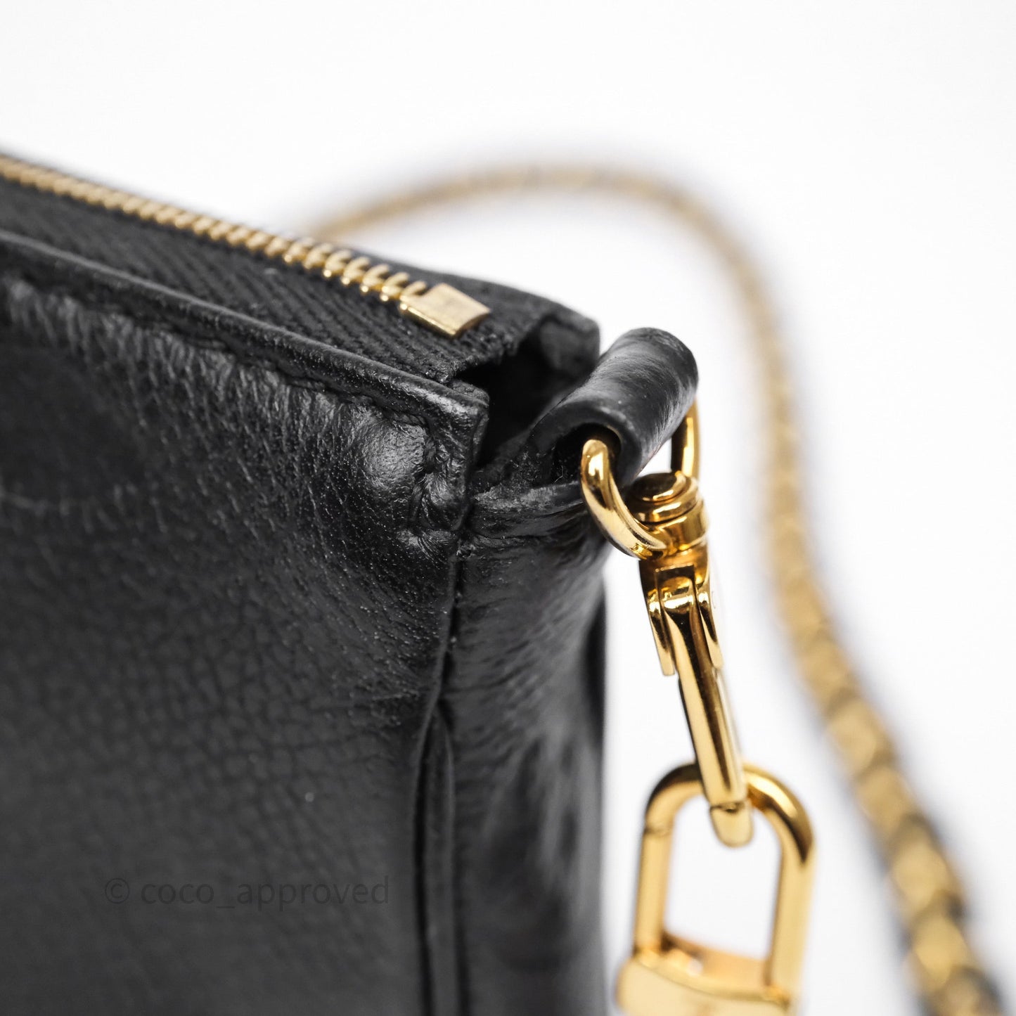 Louis Vuitton Multi Pochette Accessories Monogram Empreinte Black