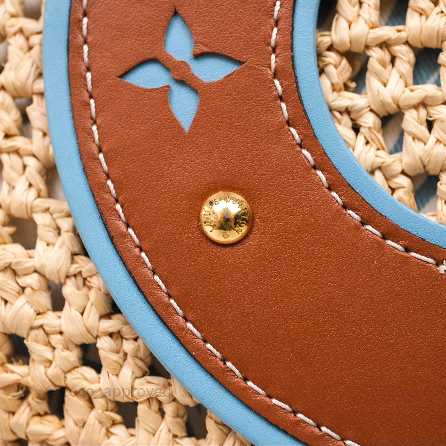 Louis Vuitton OnTheGo MM Raffia Natural