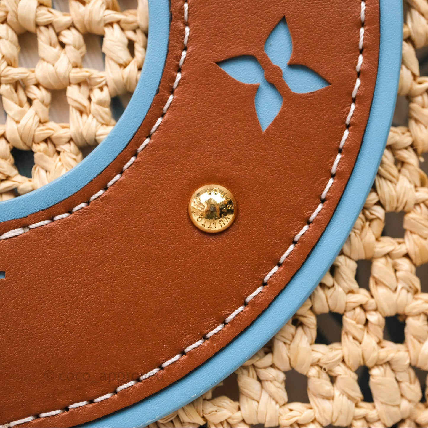 Louis Vuitton OnTheGo MM Raffia Natural