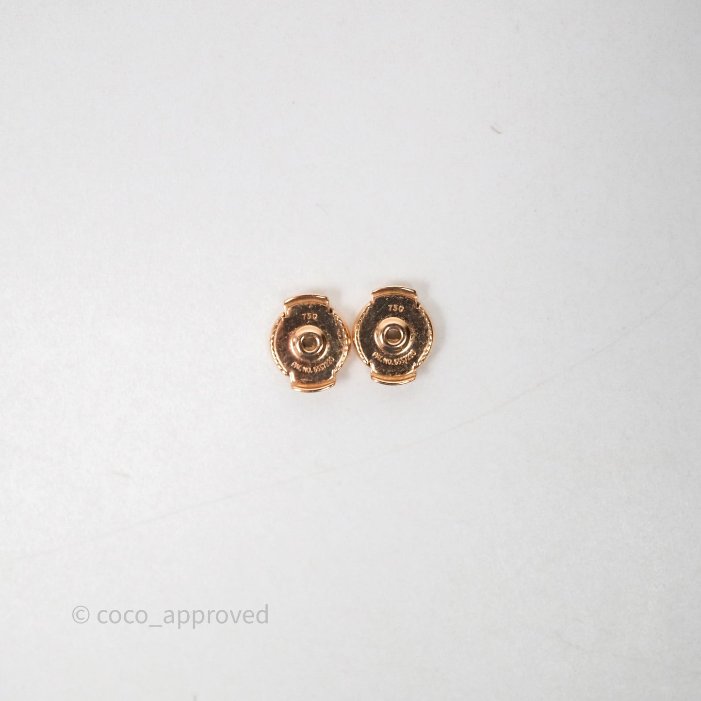 Hermès Farandole Drop Earrings 18K Rose Gold Diamond TPM