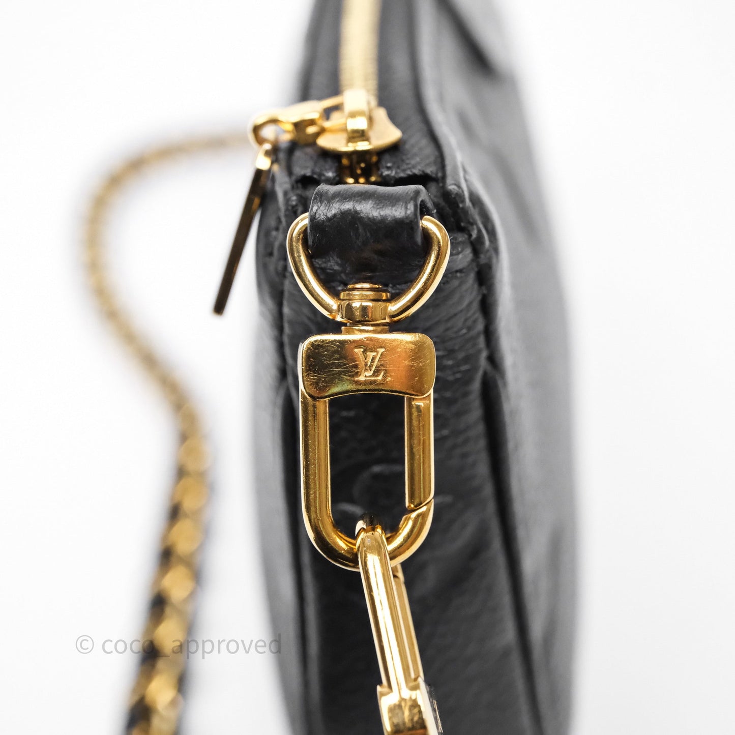 Louis Vuitton Multi Pochette Accessories Monogram Empreinte Black