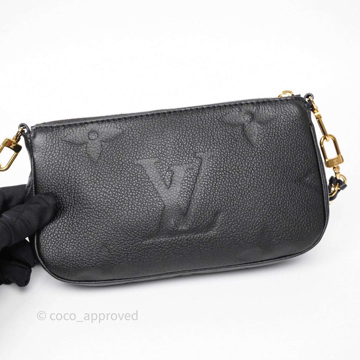 Louis Vuitton Multi Pochette Accessories Monogram Empreinte Black