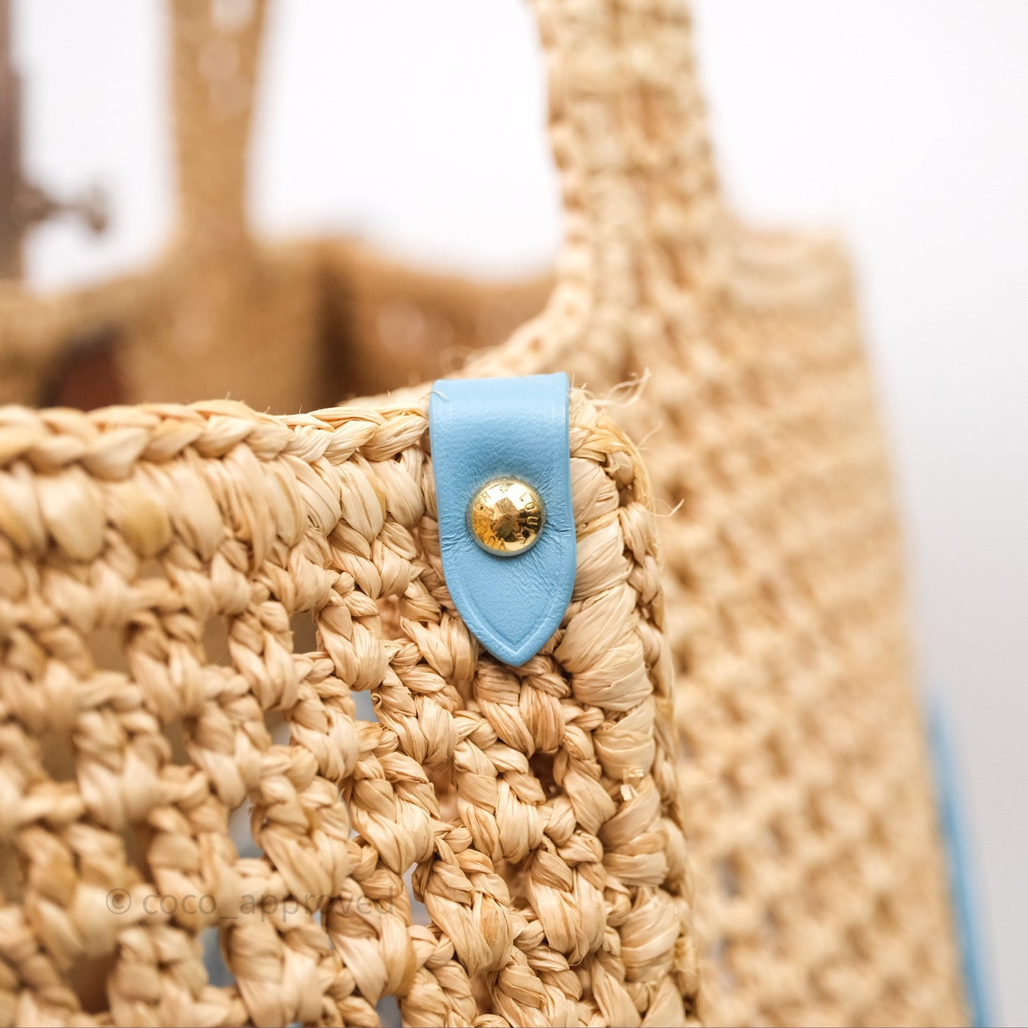 Louis Vuitton OnTheGo MM Raffia Natural