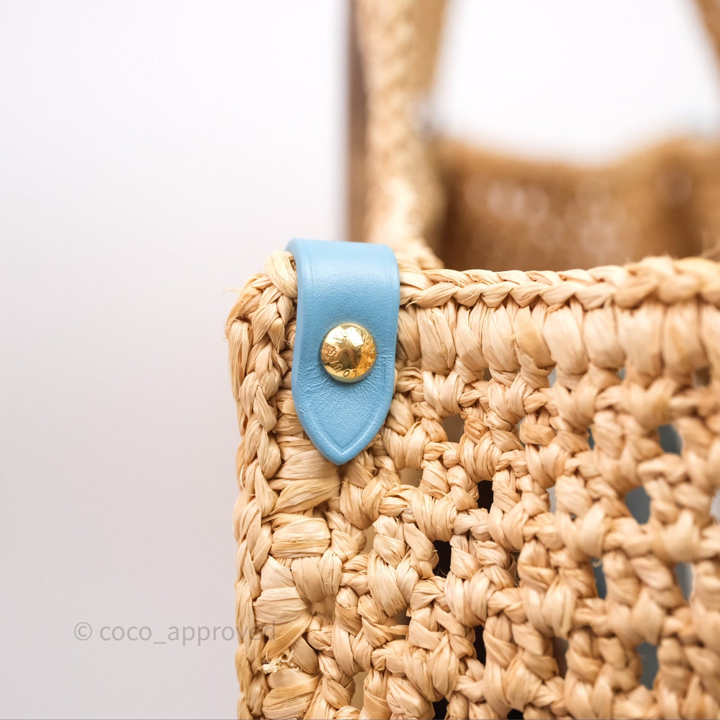 Louis Vuitton OnTheGo MM Raffia Natural