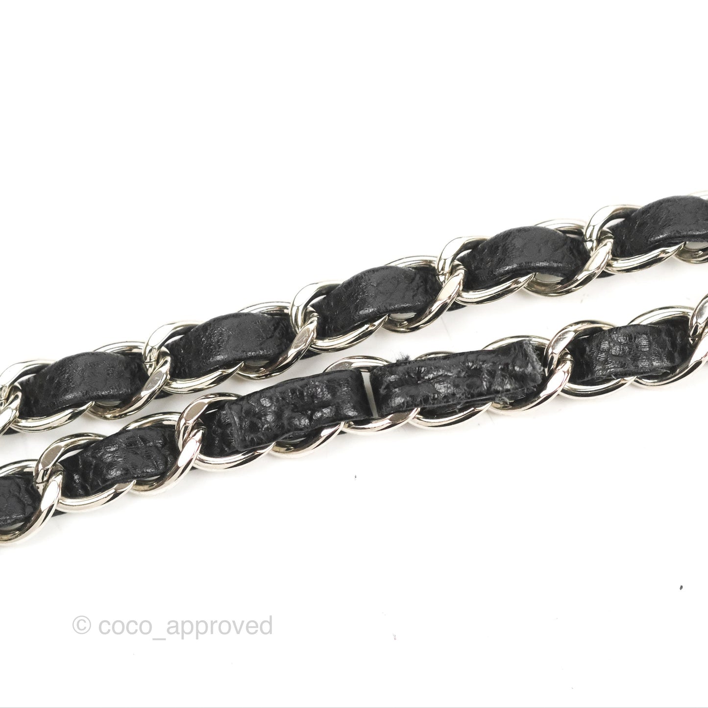 Chanel Classic M/L Medium Flap Quilted Black Caviar Silver Hardware