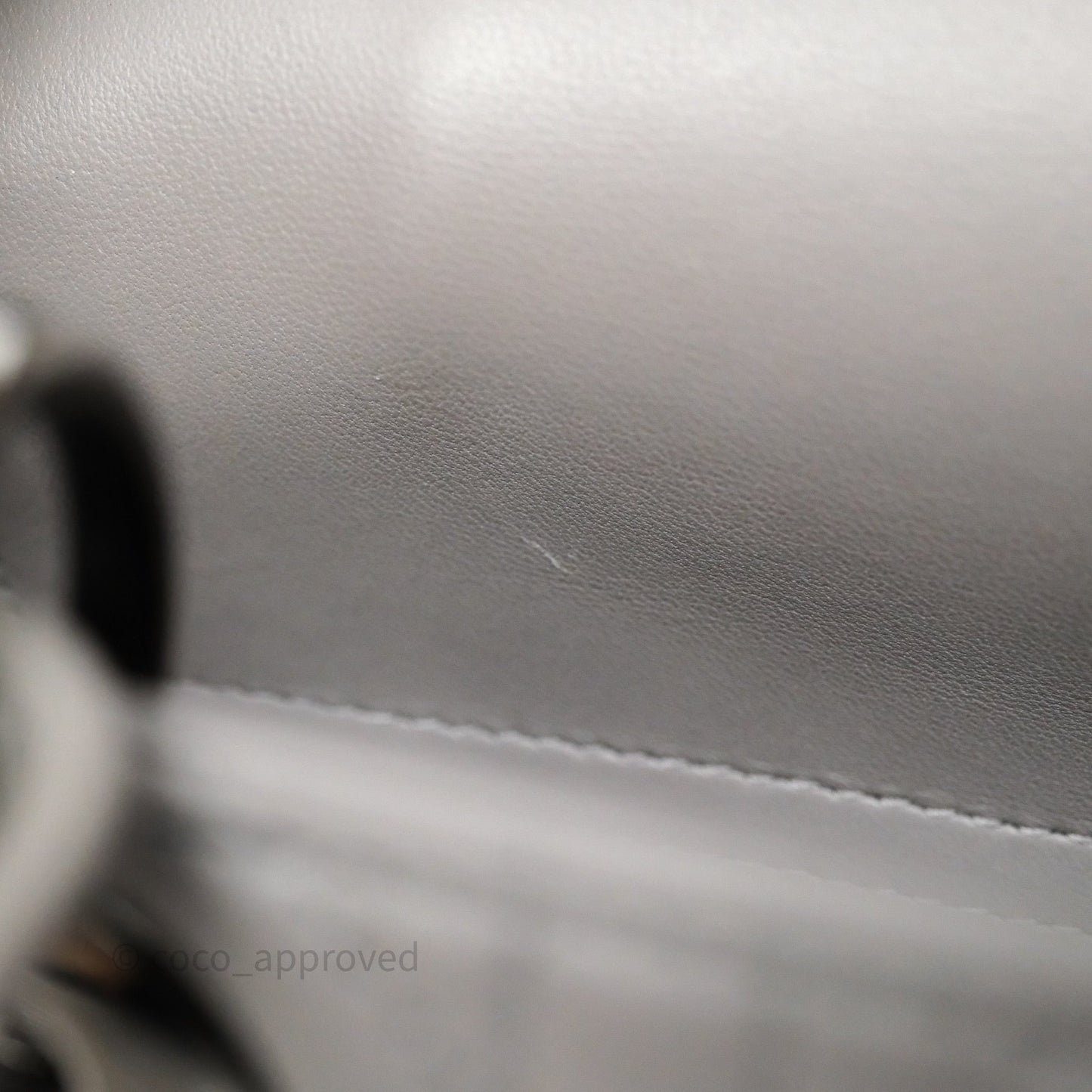 Christian Dior Small Lady Dior My ABCDior Bag Steel Grey Cannage Lambskin