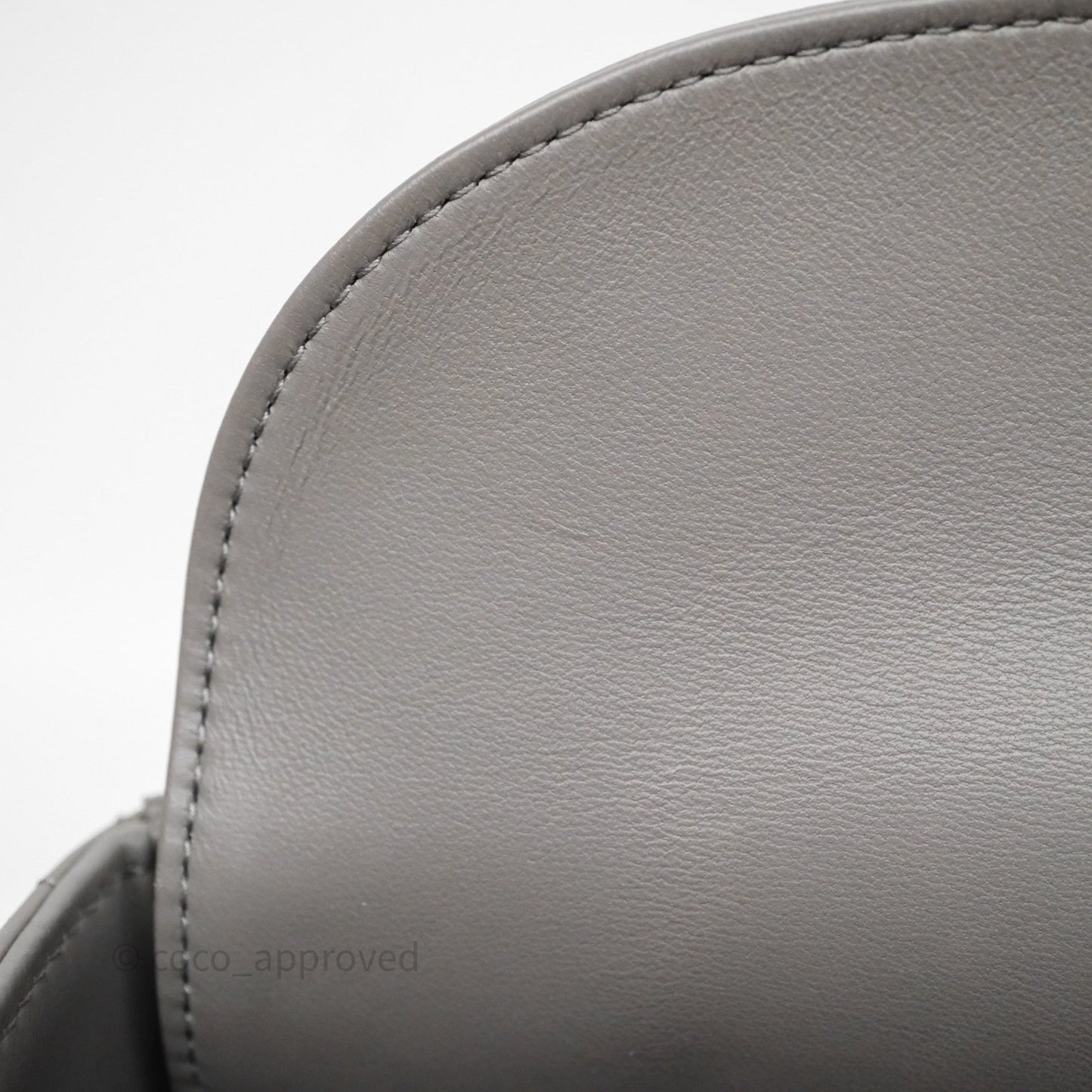 Christian Dior Small Lady Dior My ABCDior Bag Steel Grey Cannage Lambskin