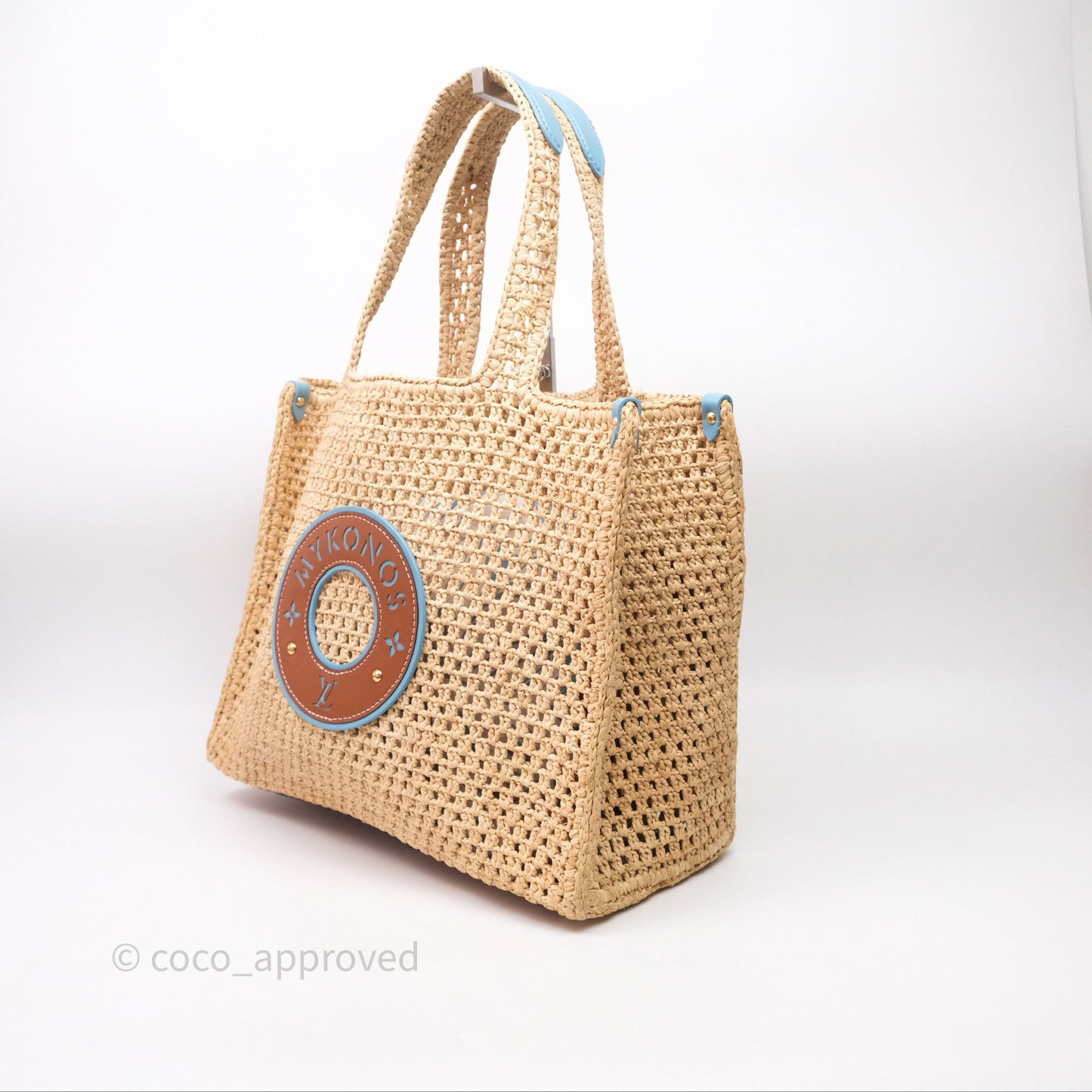 Louis Vuitton OnTheGo MM Raffia Natural