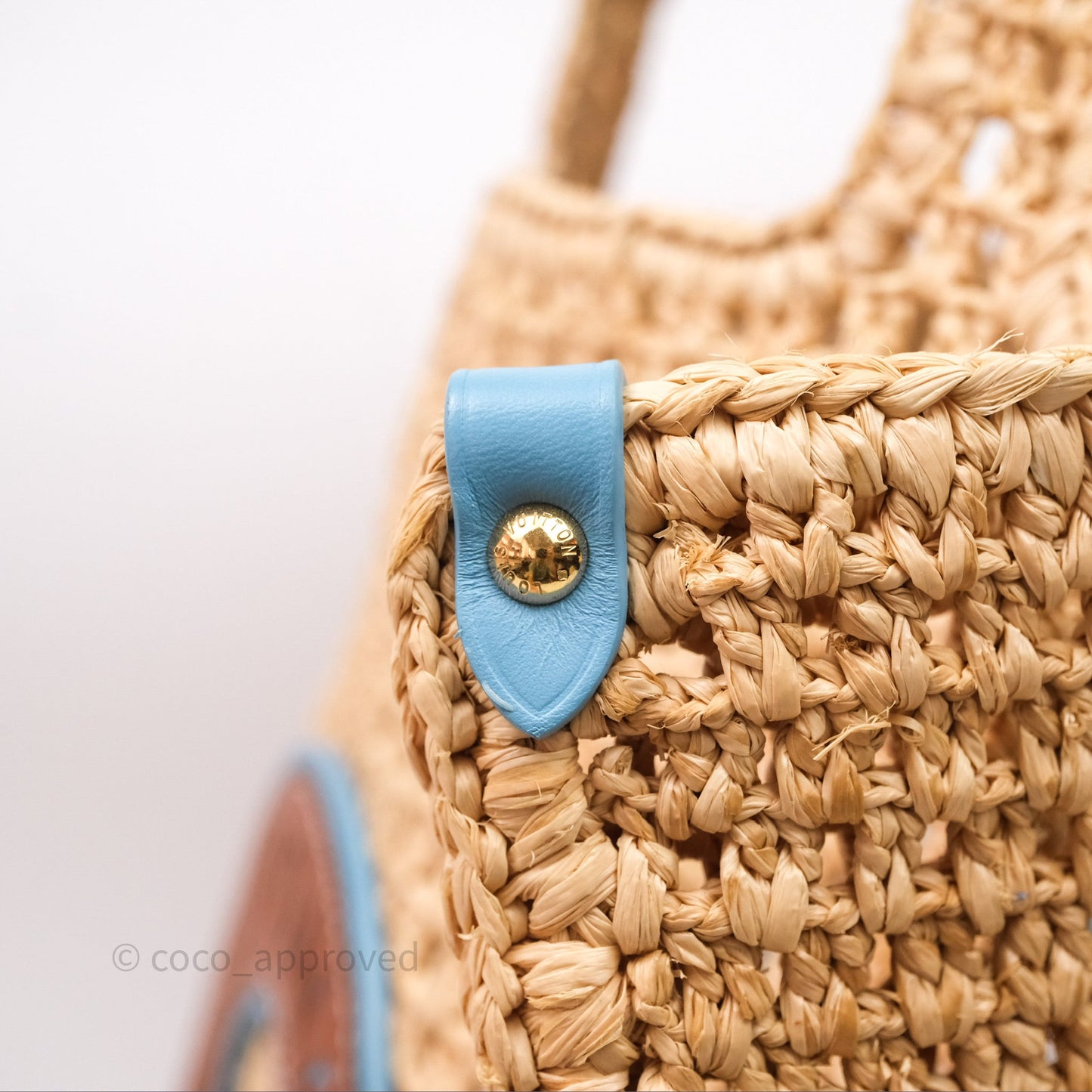 Louis Vuitton OnTheGo MM Raffia Natural