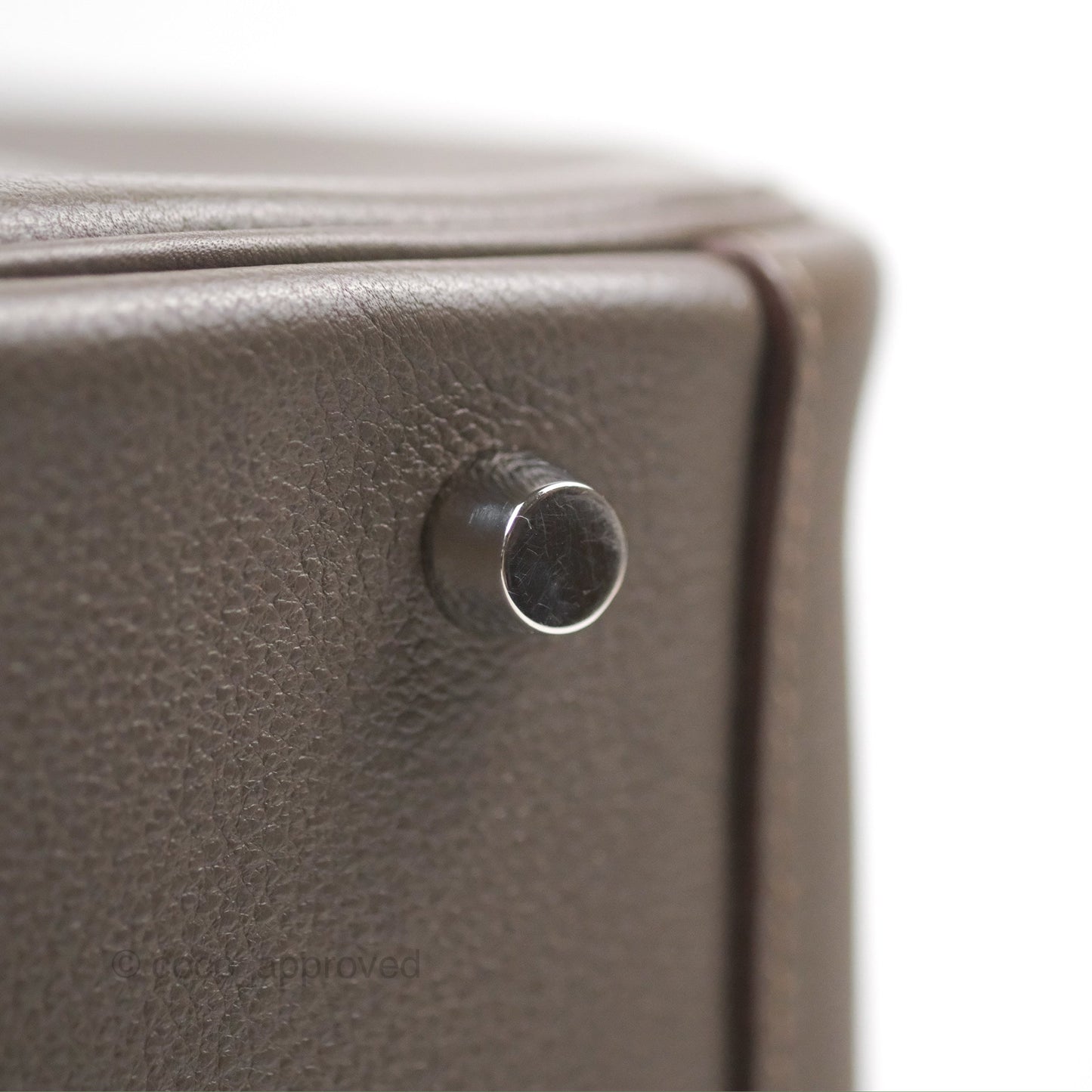 Hermès Lindy 26 Etain Evercolor Palladium Hardware
