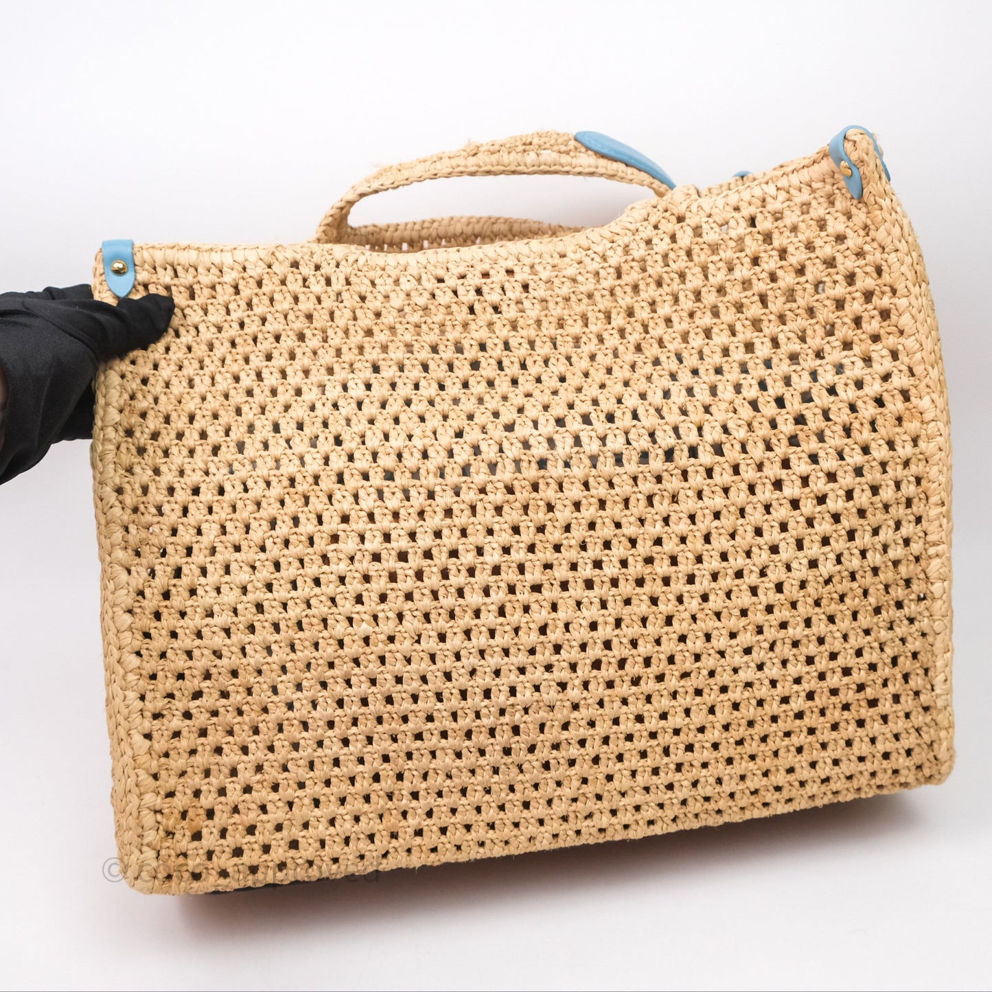 Louis Vuitton OnTheGo MM Raffia Natural