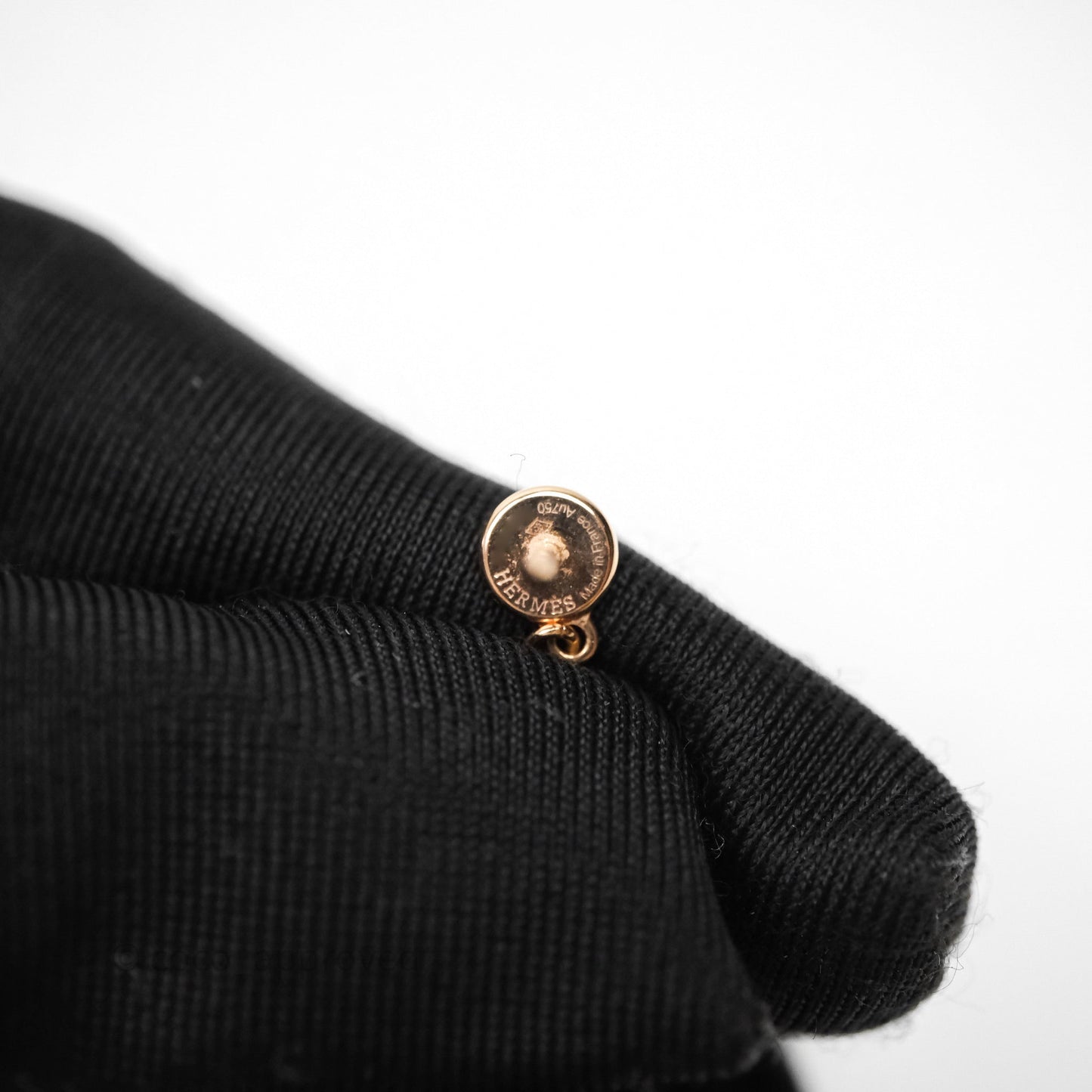 Hermès Farandole Drop Earrings 18K Rose Gold Diamond TPM