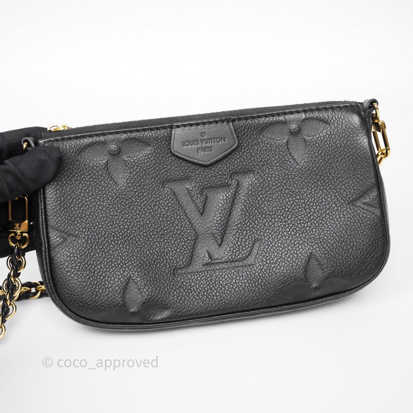 Louis Vuitton Multi Pochette Accessories Monogram Empreinte Black