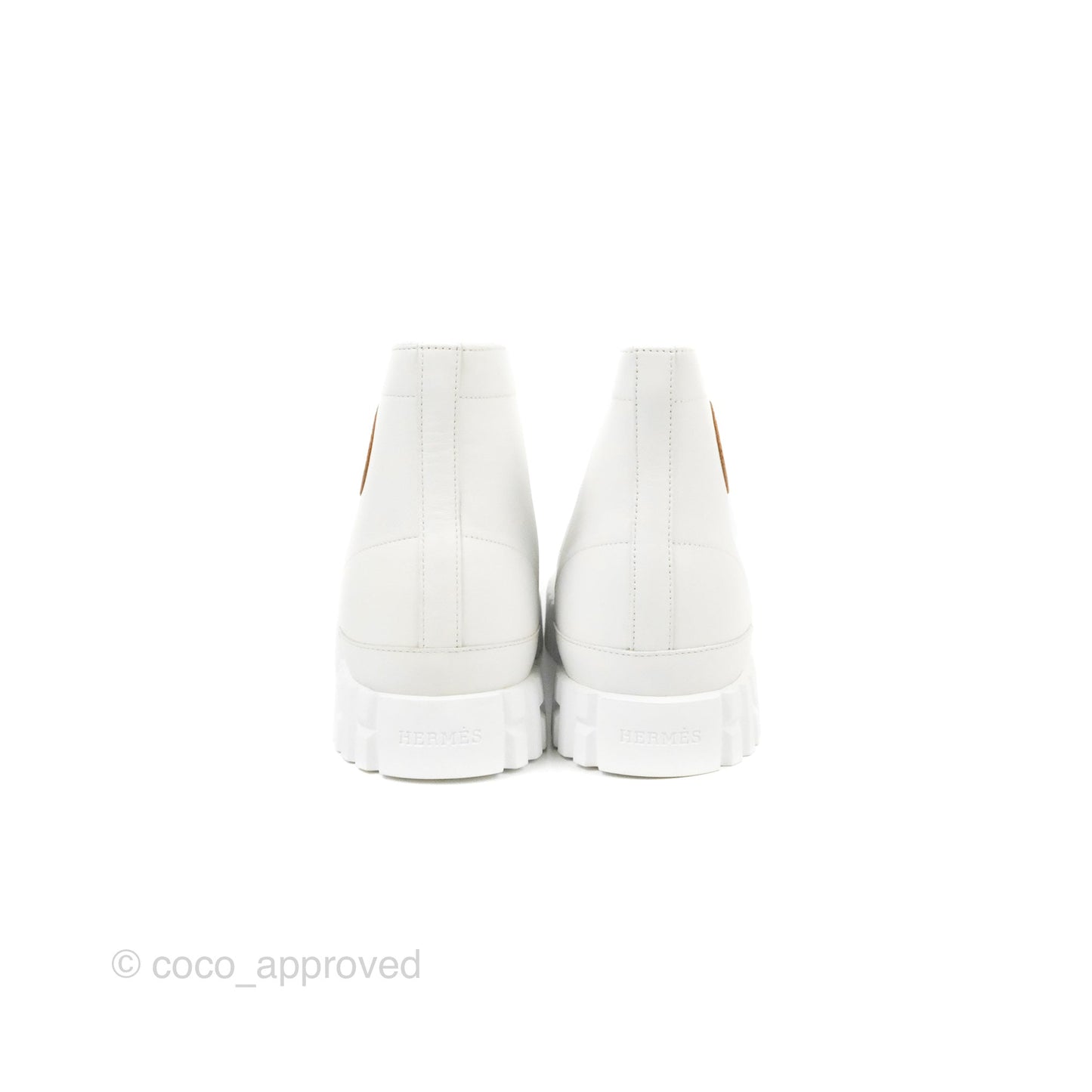 Hermes Climb Sneakers White Calfskin
