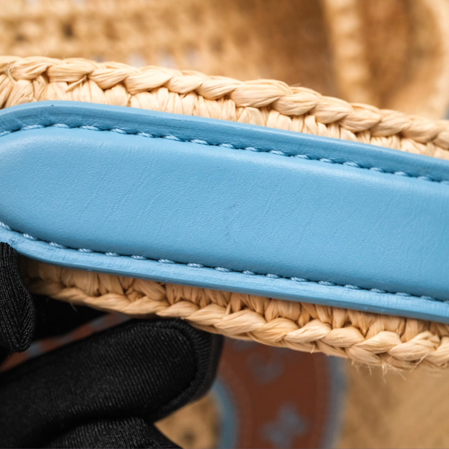 Louis Vuitton OnTheGo MM Raffia Natural