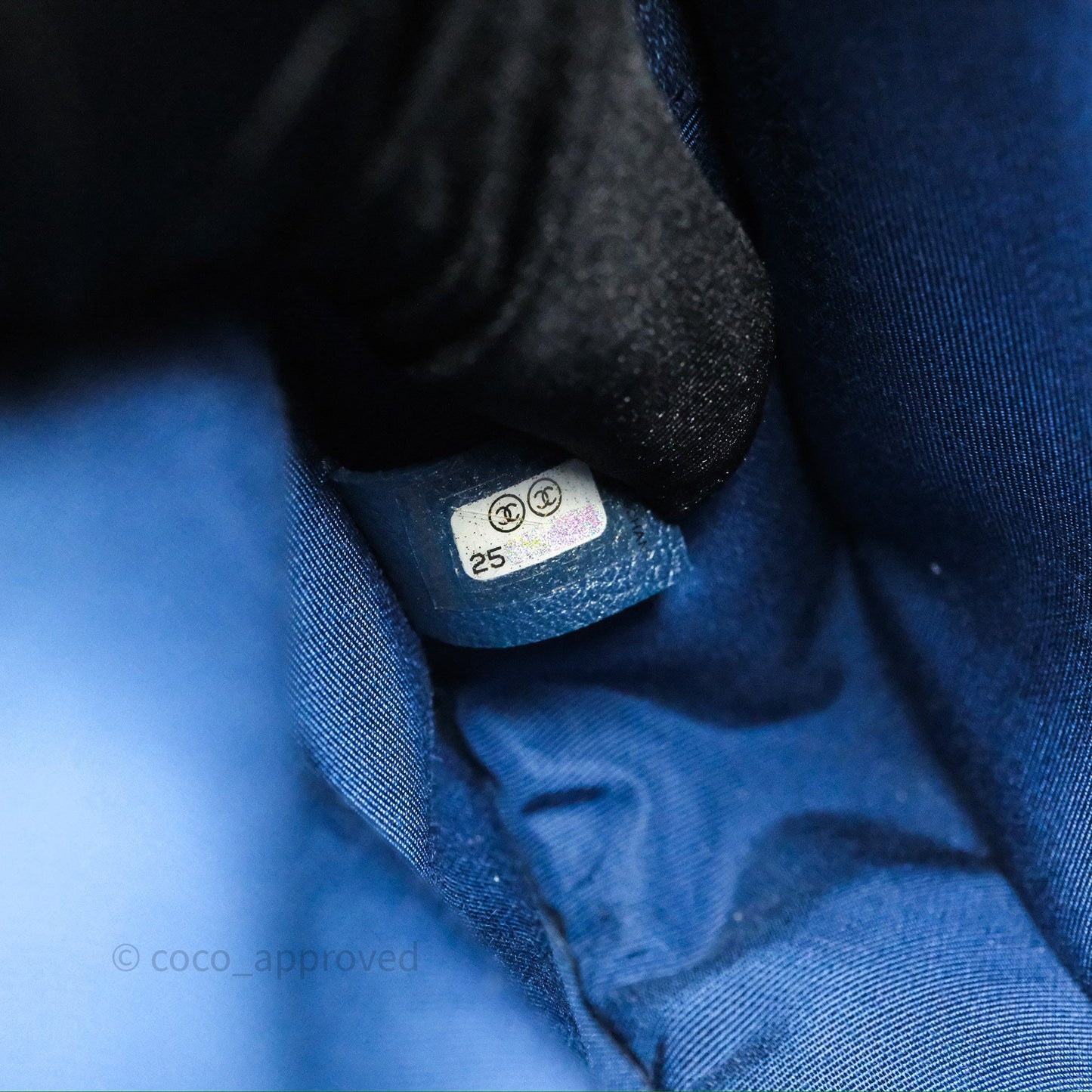 Chanel Denim Flap Bag Sliver Hardware