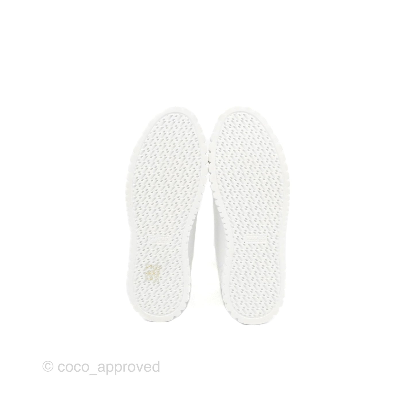 Hermes Climb Sneakers White Calfskin