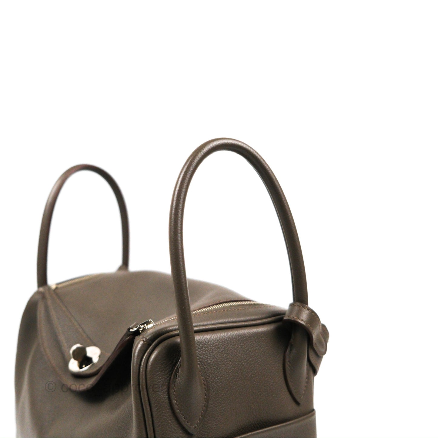 Hermès Lindy 26 Etain Evercolor Palladium Hardware