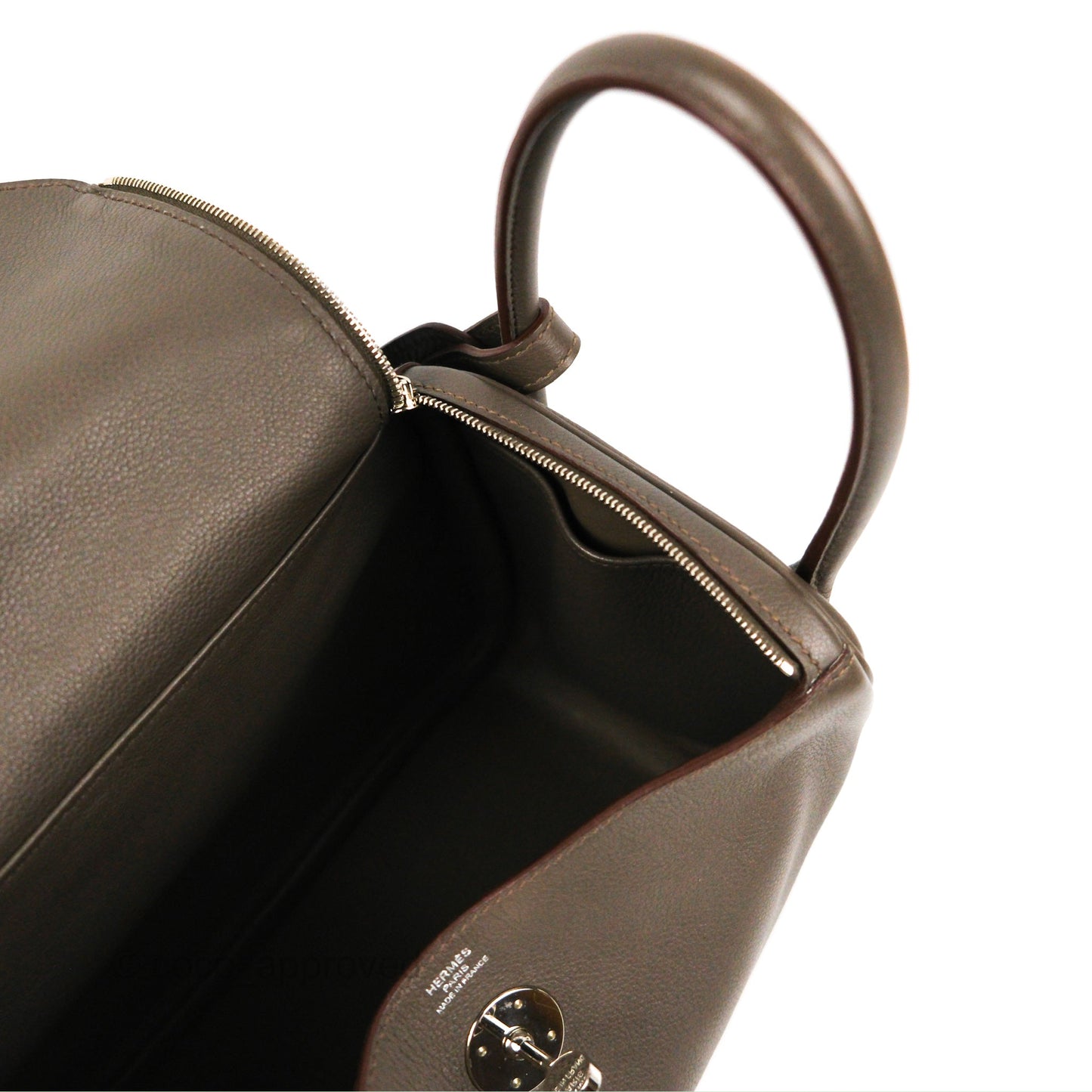 Hermès Lindy 26 Etain Evercolor Palladium Hardware