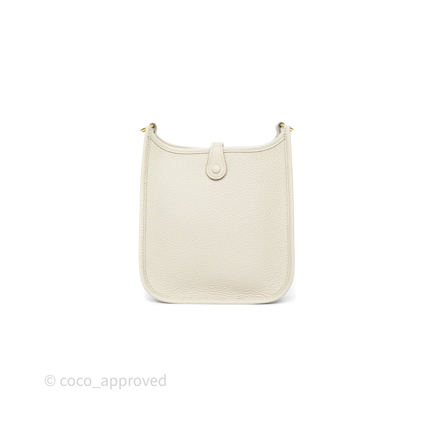 Hermès Mini Evelyne 16 Beton 8L Clemence Gold Hardware
