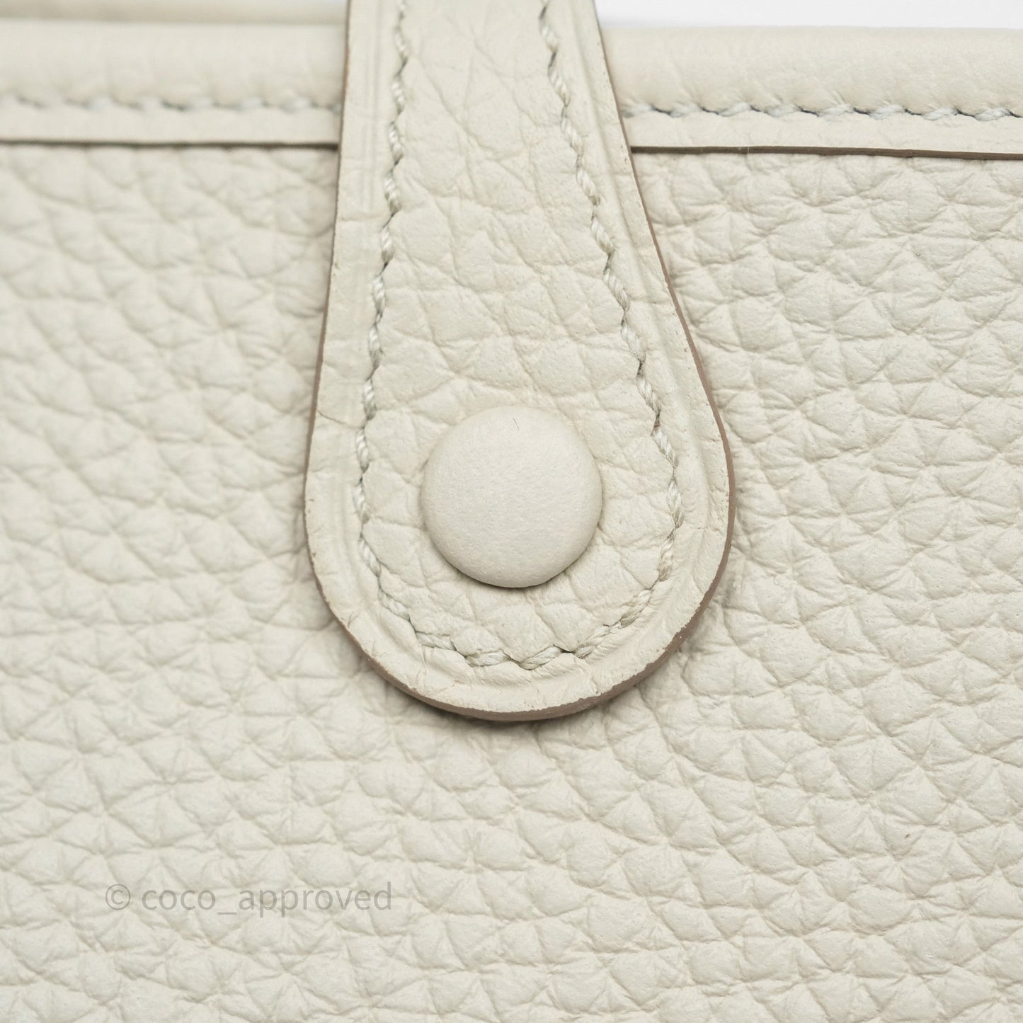Hermès Mini Evelyne 16 Beton 8L Clemence Gold Hardware