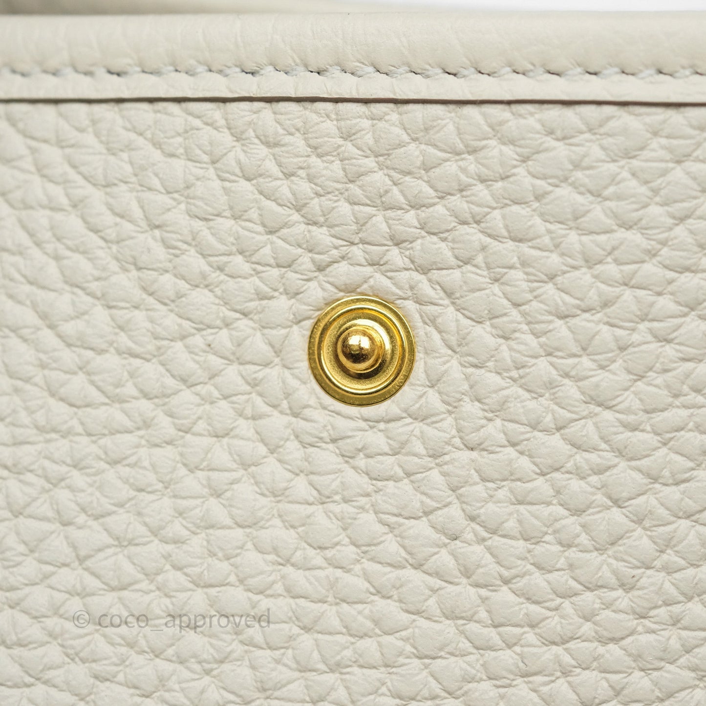 Hermès Mini Evelyne 16 Beton 8L Clemence Gold Hardware