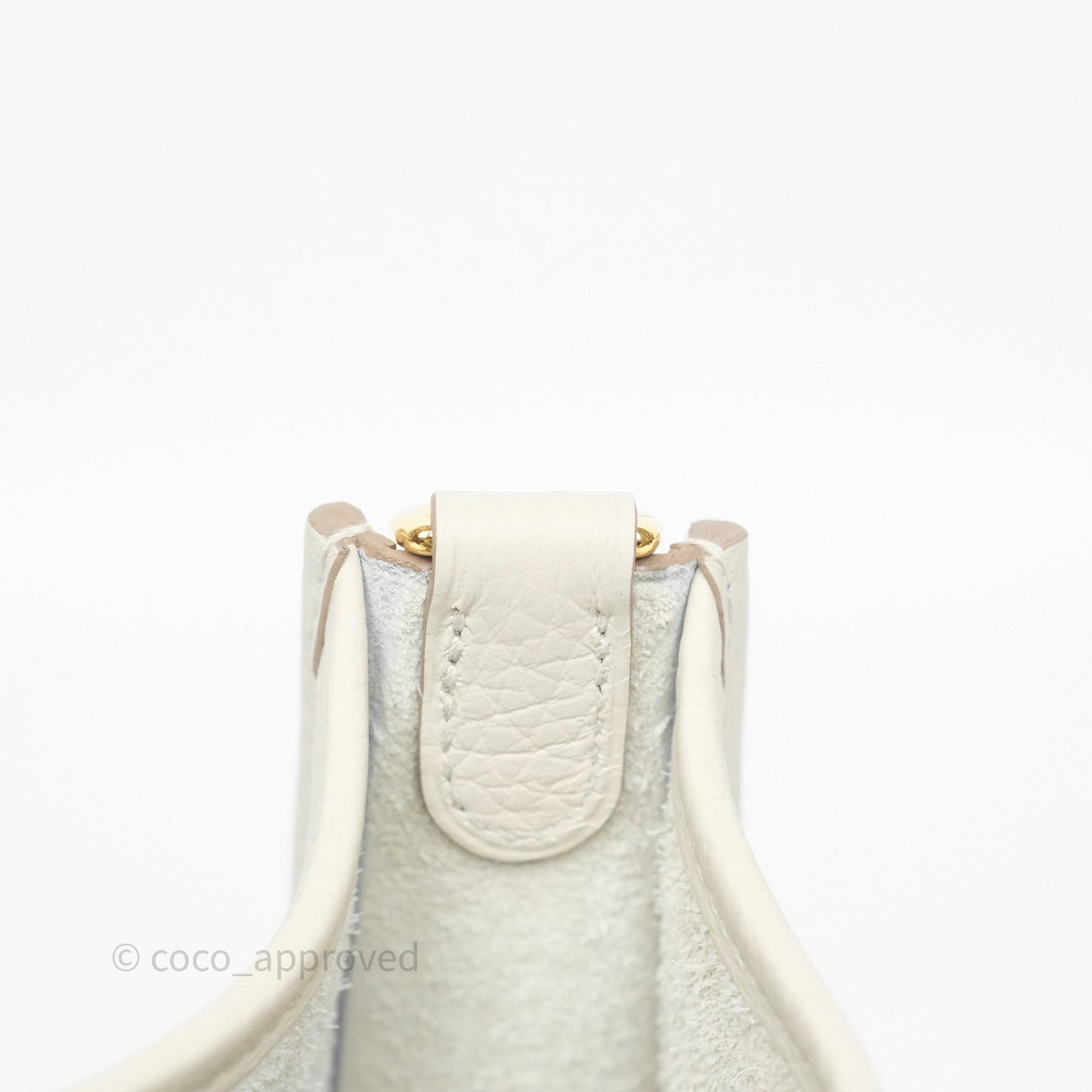 Hermès Mini Evelyne 16 Beton 8L Clemence Gold Hardware
